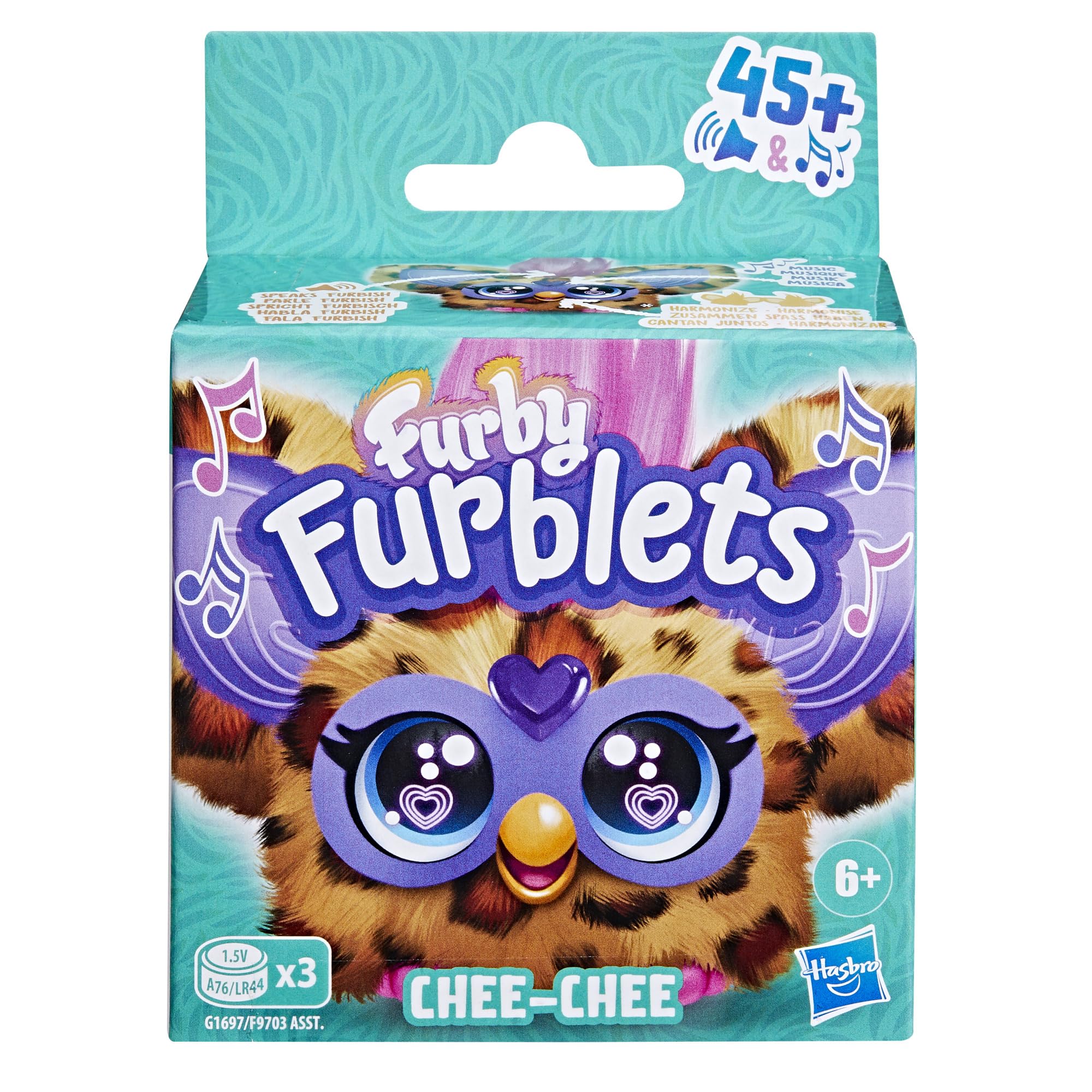 Furby Furblets Series 4 - Chee-Chee Cheetah Mini Electronic Plush Toy - Ages 6+ 3