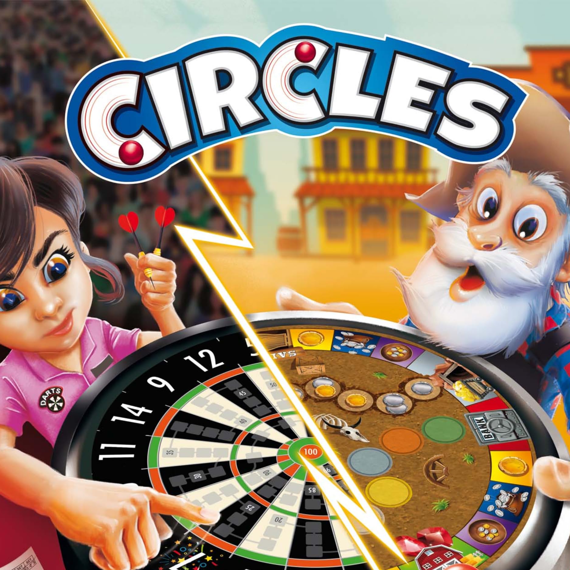 HUCH! Circles Everything Turns in a Circle! – Family Board Game with Double-Sided Marble Run 6