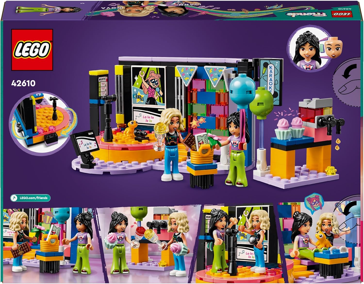 LEGO Friends Karaoke Music Party Set - Revolving Stage Musical Toy for 6+ Year Olds 3