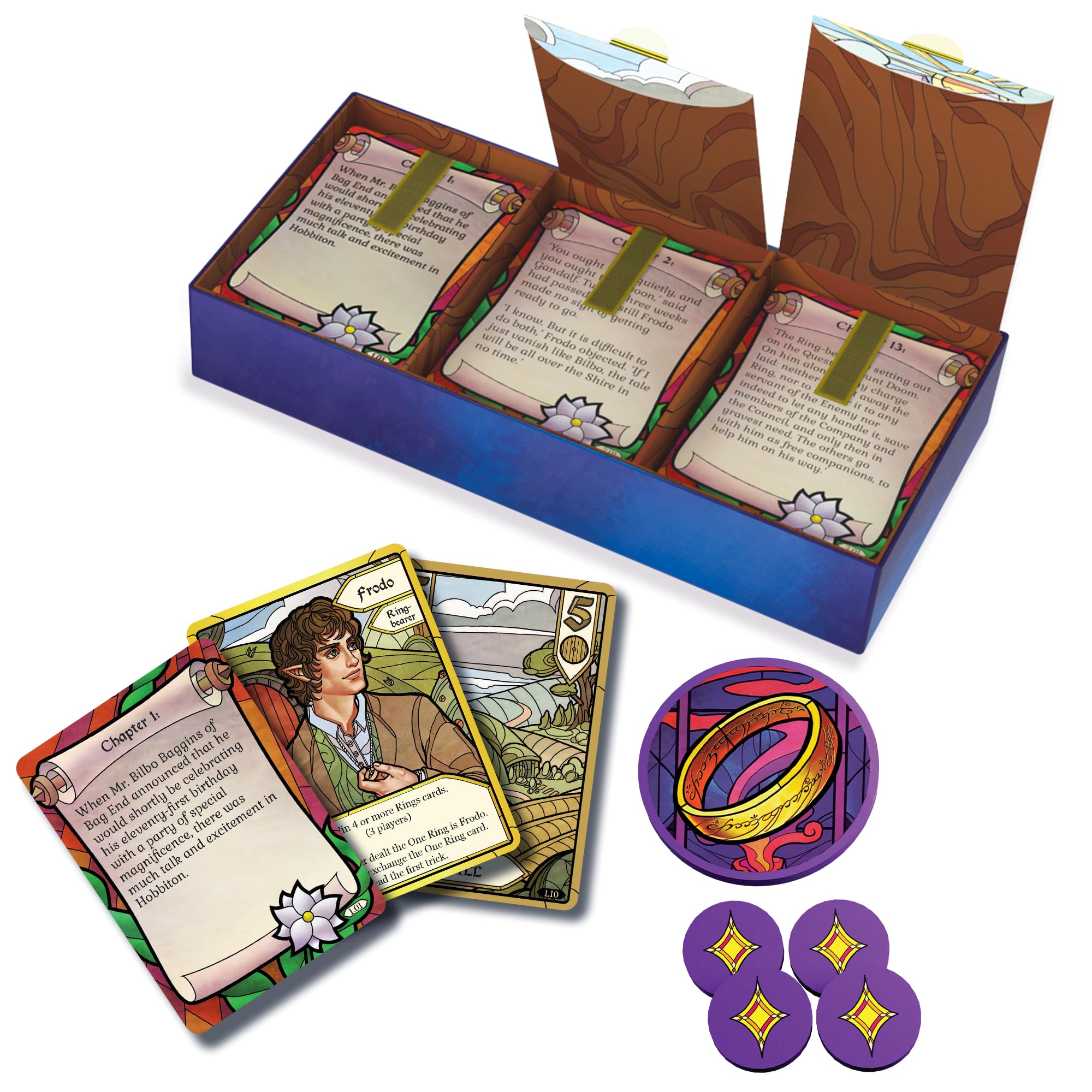 Asmodee The Fellowship of the Ring: Trick-Taking Cooperative Card Game 5