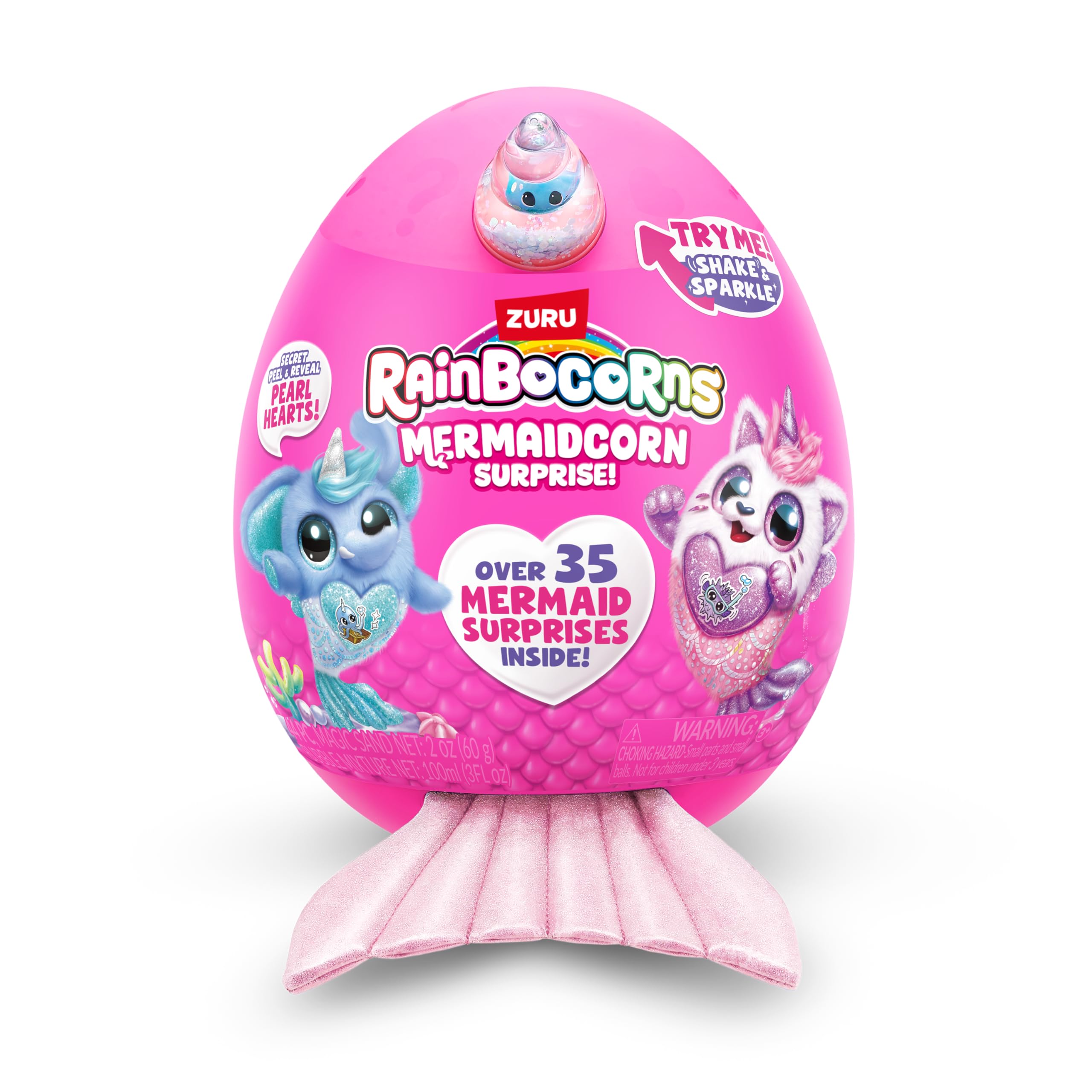 Rainbocorns Mermaidcorn Series 7 Sirena the Puppy - Collectible Plush Stuffed Animal with Mermaid Surprises 9