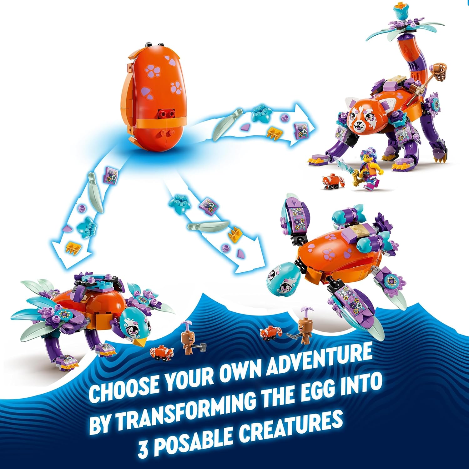 LEGO DREAMZzz Izzie’s Dream Animals Set - Panda, Turtle, Bird Building Toy for Ages 8+ 3