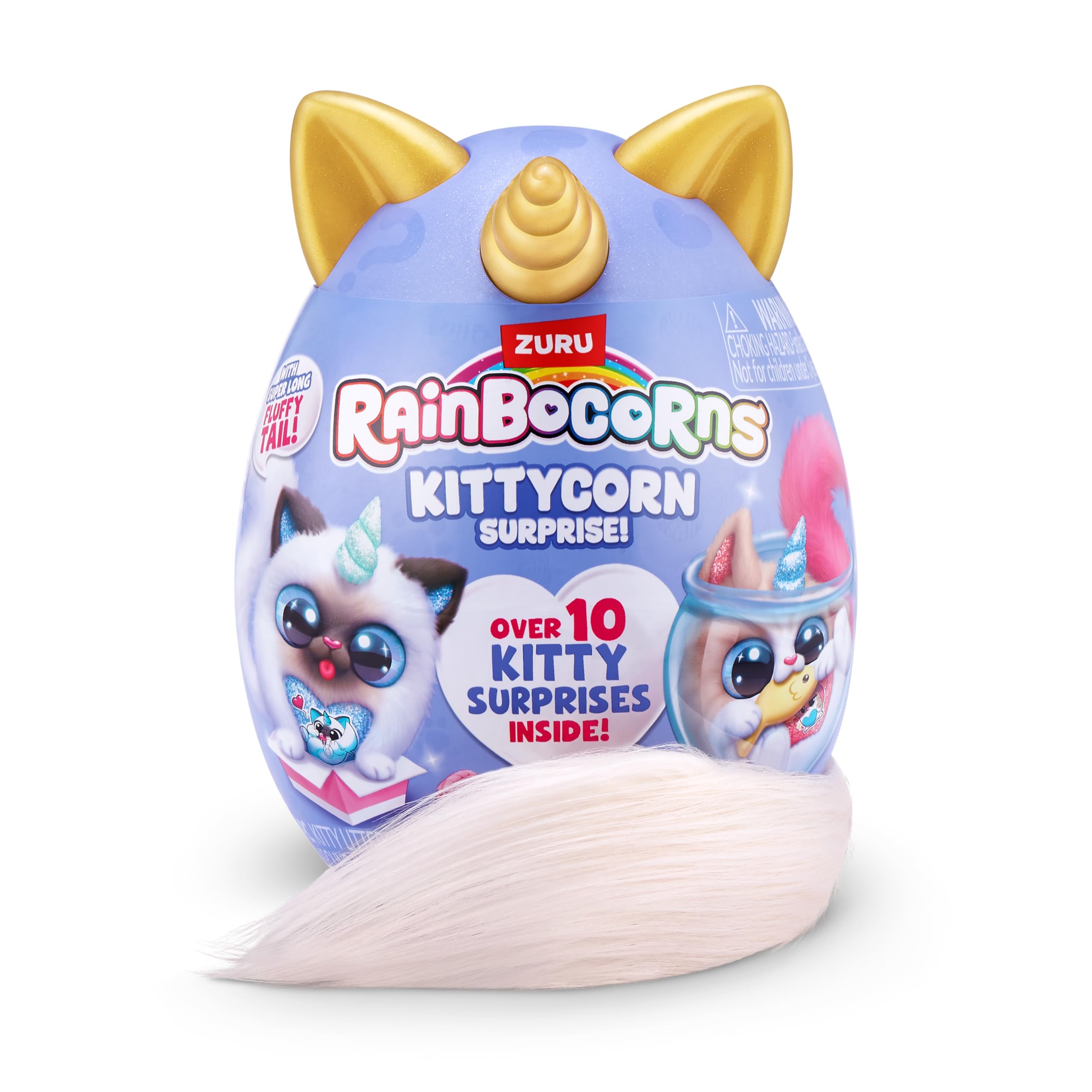 Rainbocorns Kittycorn Surprise Series 3 Himalayan (Nia) - Plush Toy with 10+ Surprises, Ages 3+ 4