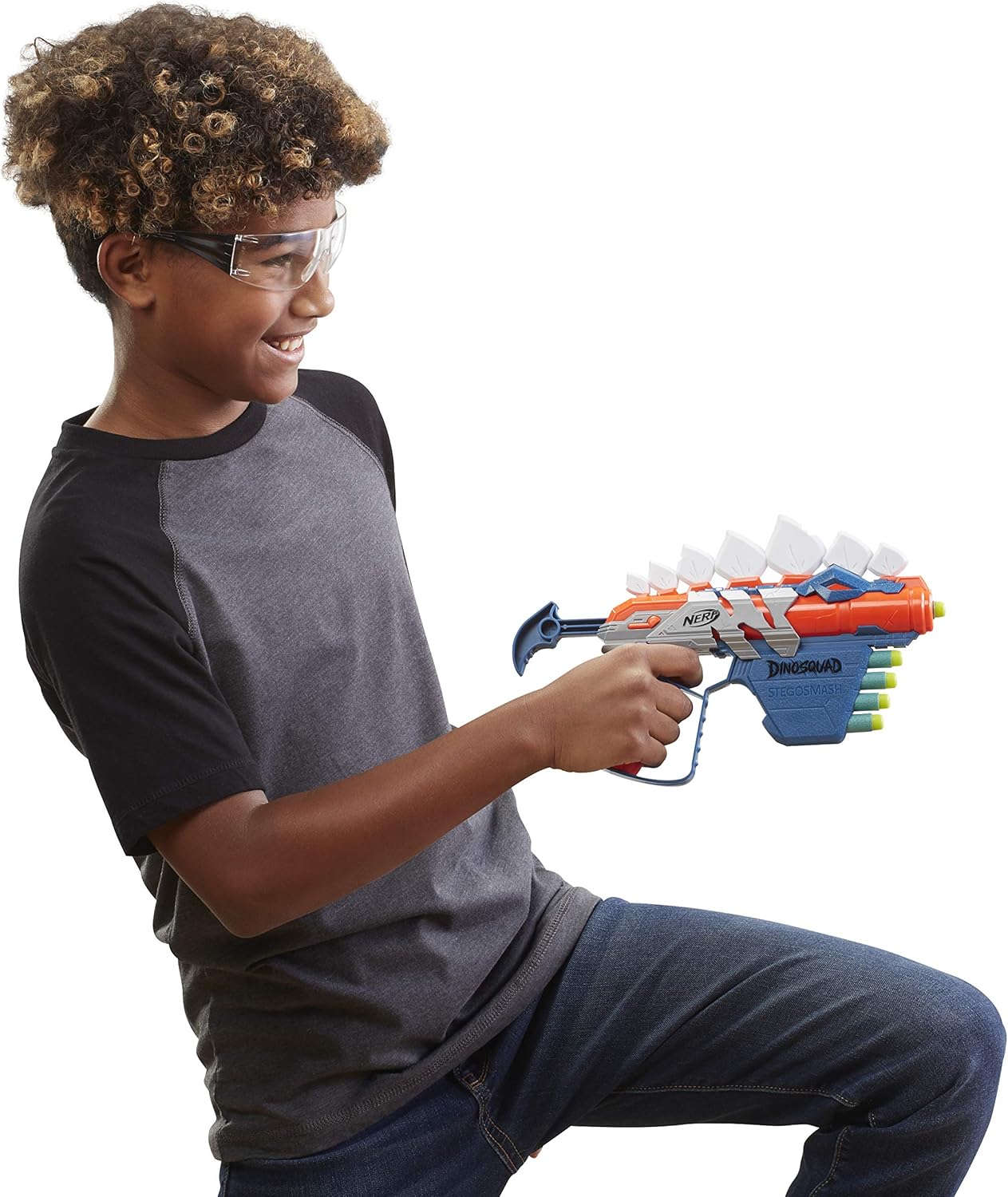 Nerf DinoSquad Stegosmash Dart Blaster - Dinosaur Design with 5 Elite Darts 3