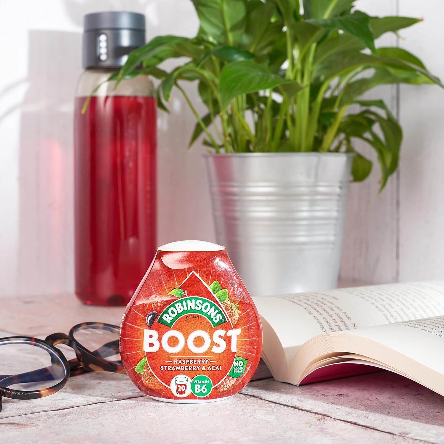 Robinsons Boost Benefit Drops Himbeere, Erdbeere &amp; Acai mit Vitamin B6 – Kürbiskonzentrat ohne Zuckerzusatz 3