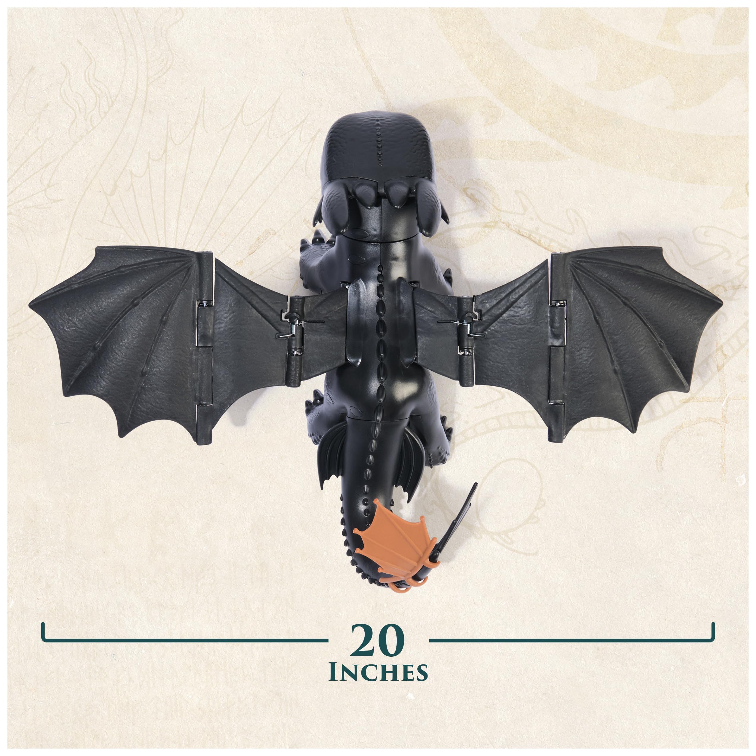 Dreamworks Dragons How to Train Your Dragon - Interactive Toothless Figure with Sound & Motion 7