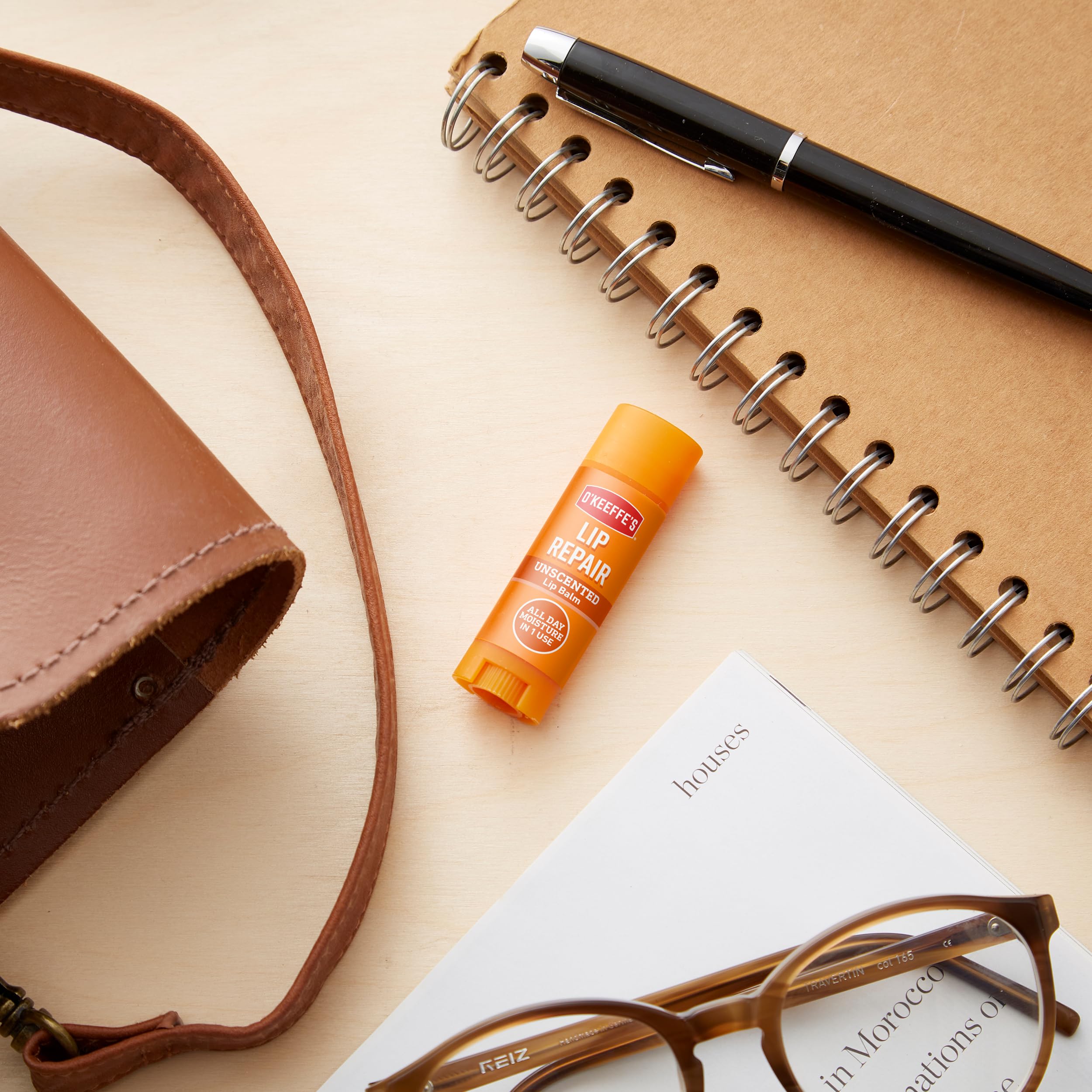 O'Keeffe's Lip Repair Unscented Lip Balm (4.2g, Pack of 6)