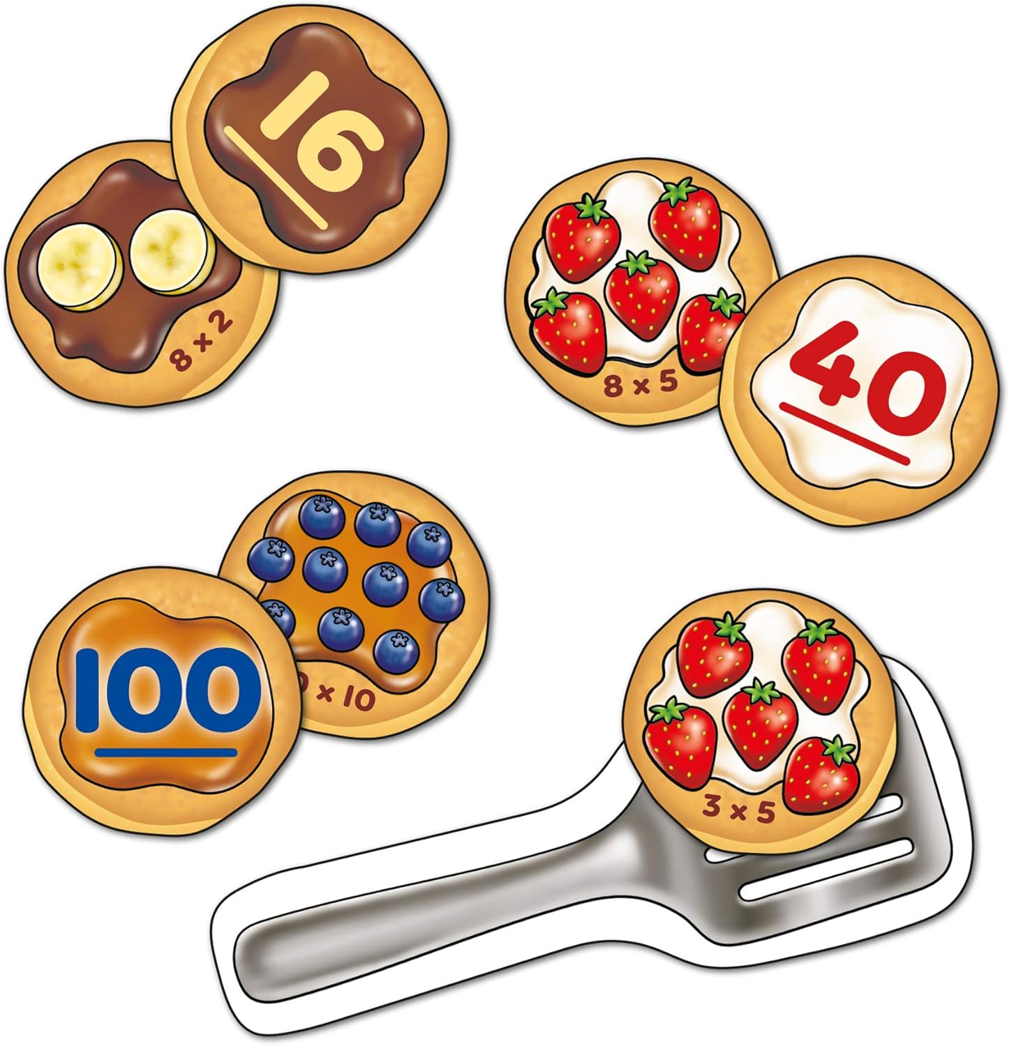 Orchard Toys First Times Tables Game - Educational Pancake-Themed Board Game for Ages 5-7 6