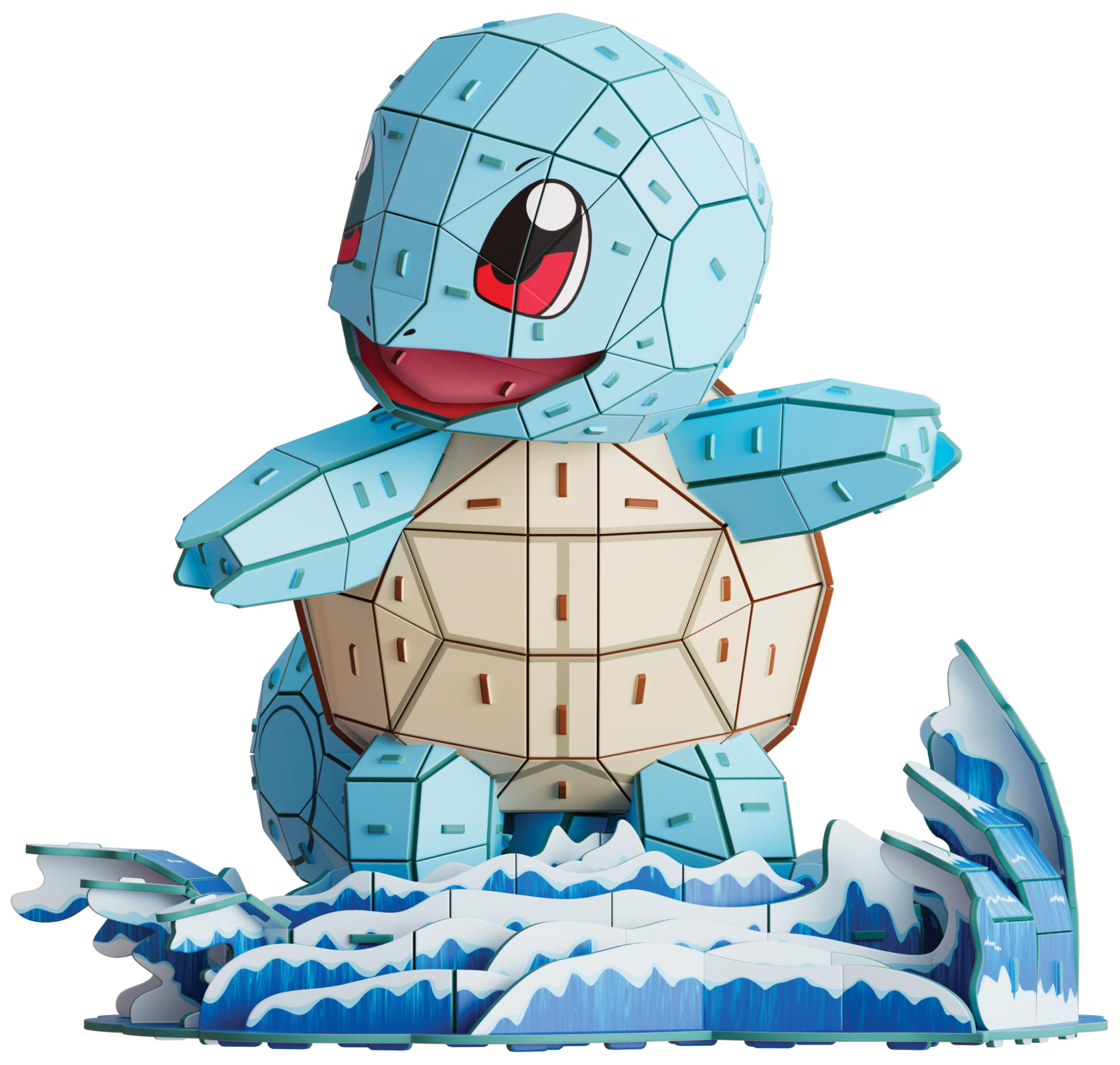 4D Build Pokémon Squirtle 3D Model Kit - 180-Piece Building Puzzle for Ages 12+