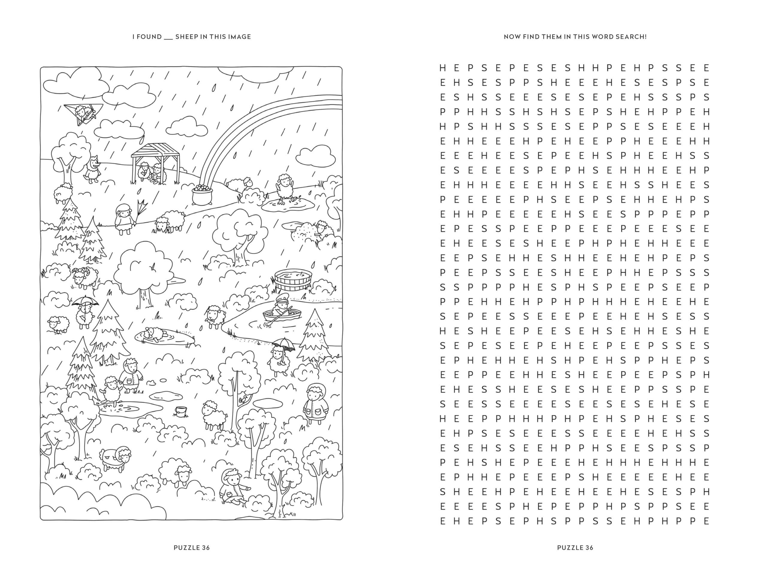 Cassell Counting Sheep: The Almost Impossible Bedtime Word Search | Paperback | 224 Pages 3