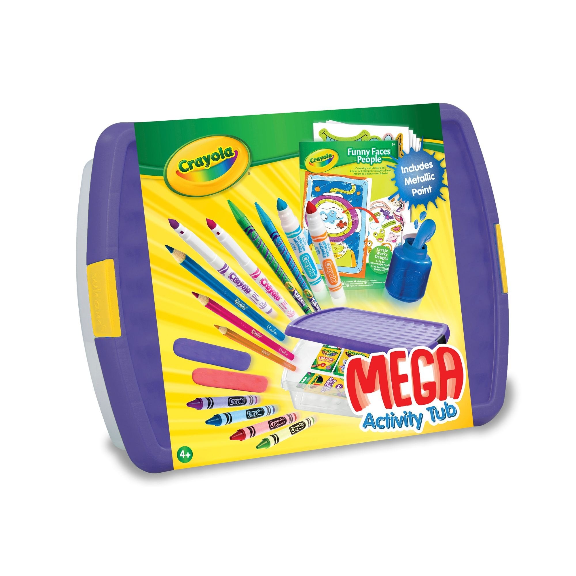 Crayola Mega Activity Tub - Arts & Crafts Set for Kids Ages 4+ 4