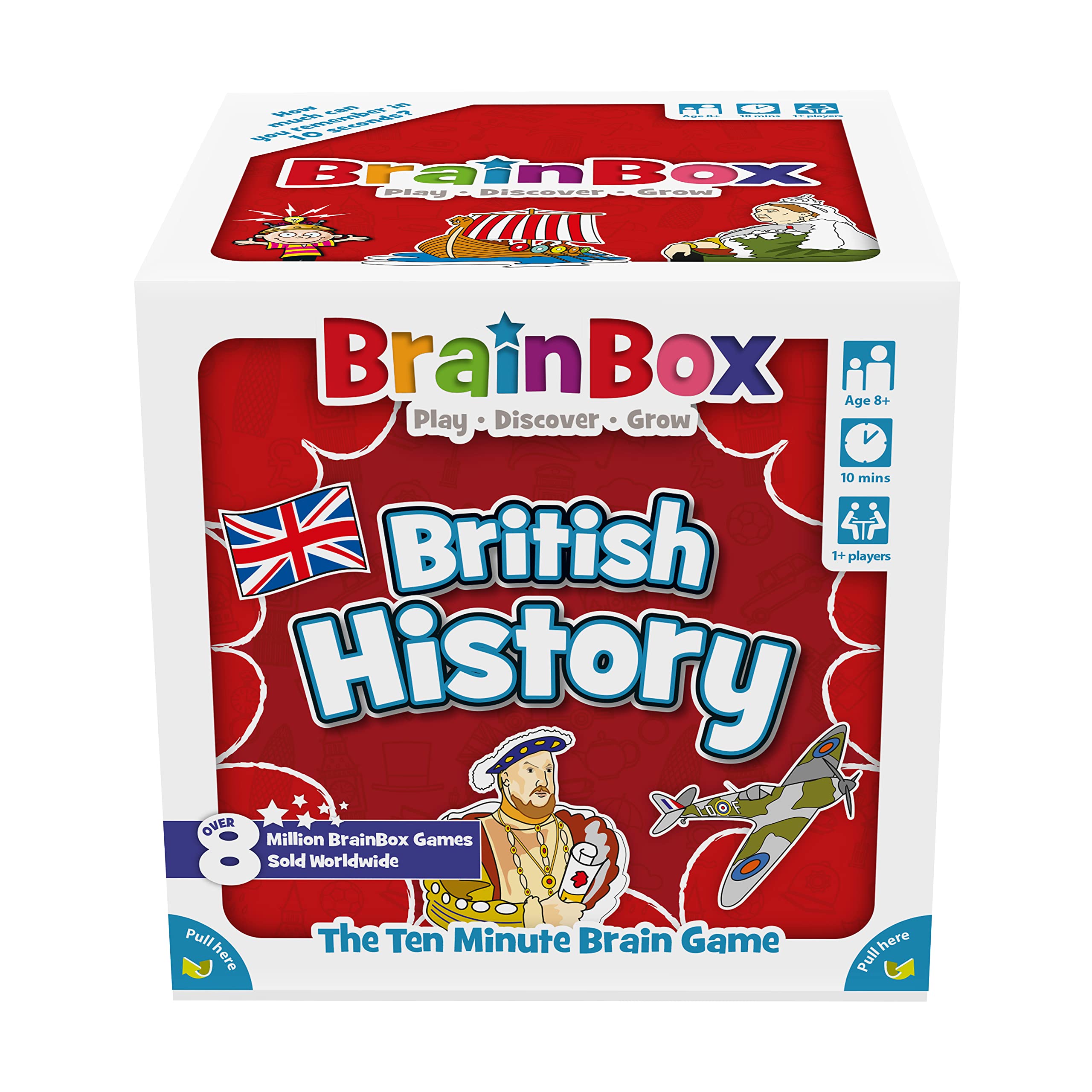 Brainbox British History Card Game - 54 Cards, 432 Questions, Ages 8+ 7