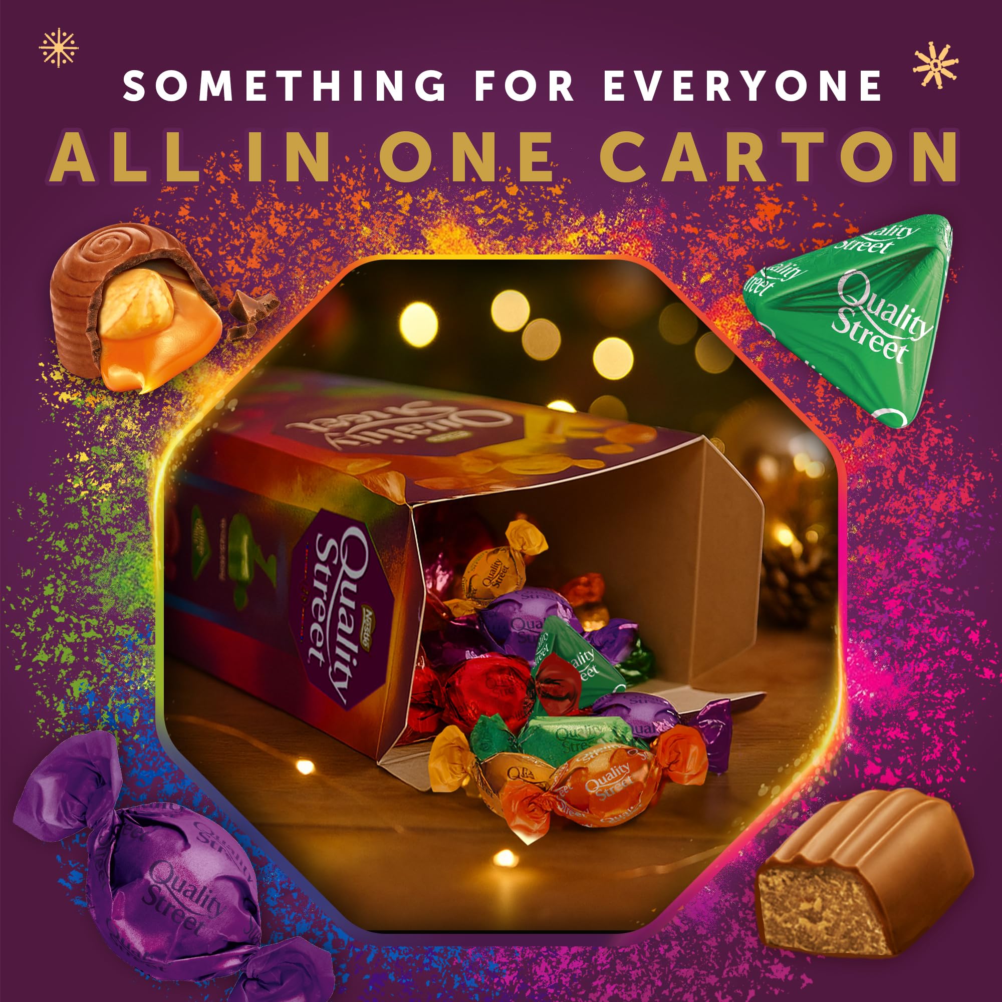 Quality Street Assorted Chocolates & Toffees 220g Carton 3