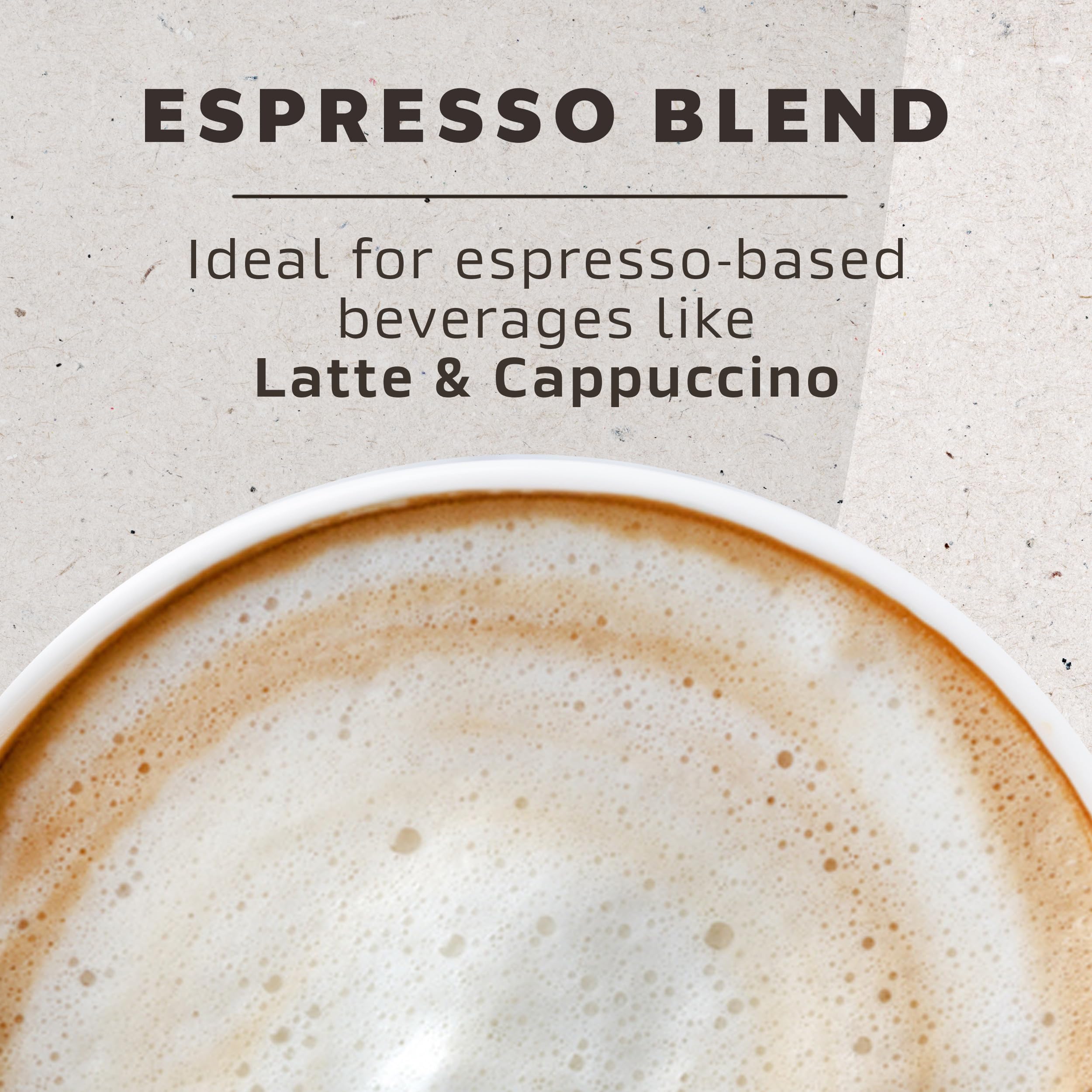 NESCAFÉ BARISTA Espresso Blend Coffee Beans, Medium Roast, 1kg 4