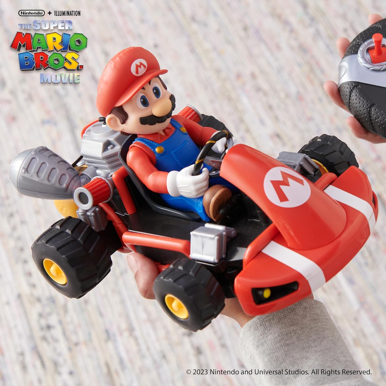 Super Mario Bros. Movie R/C Car - 2.4GHz Remote Control Vehicle with Moving Head & Hands 7