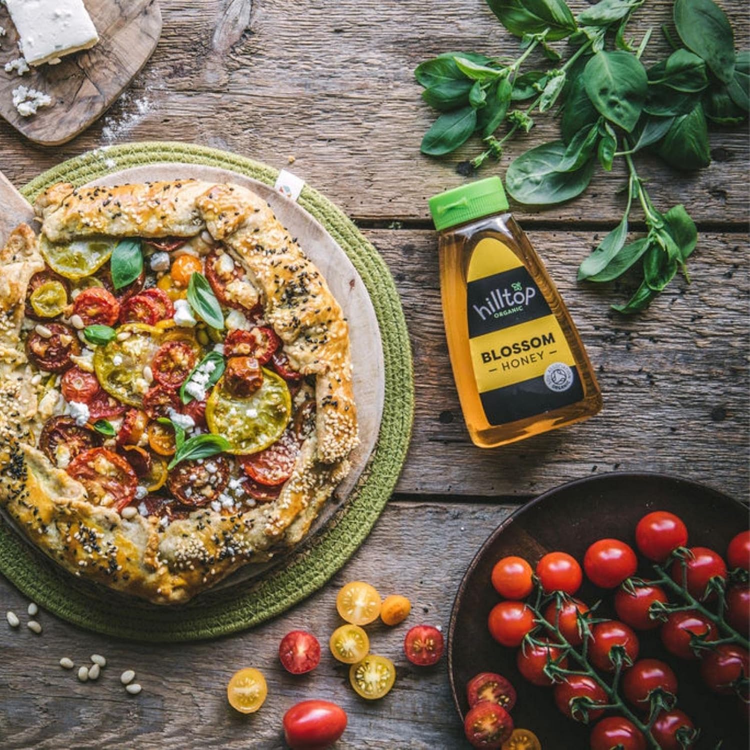 Hilltop Honey - Organic Blossom Honey - Squeezy Bottle - 340g 6