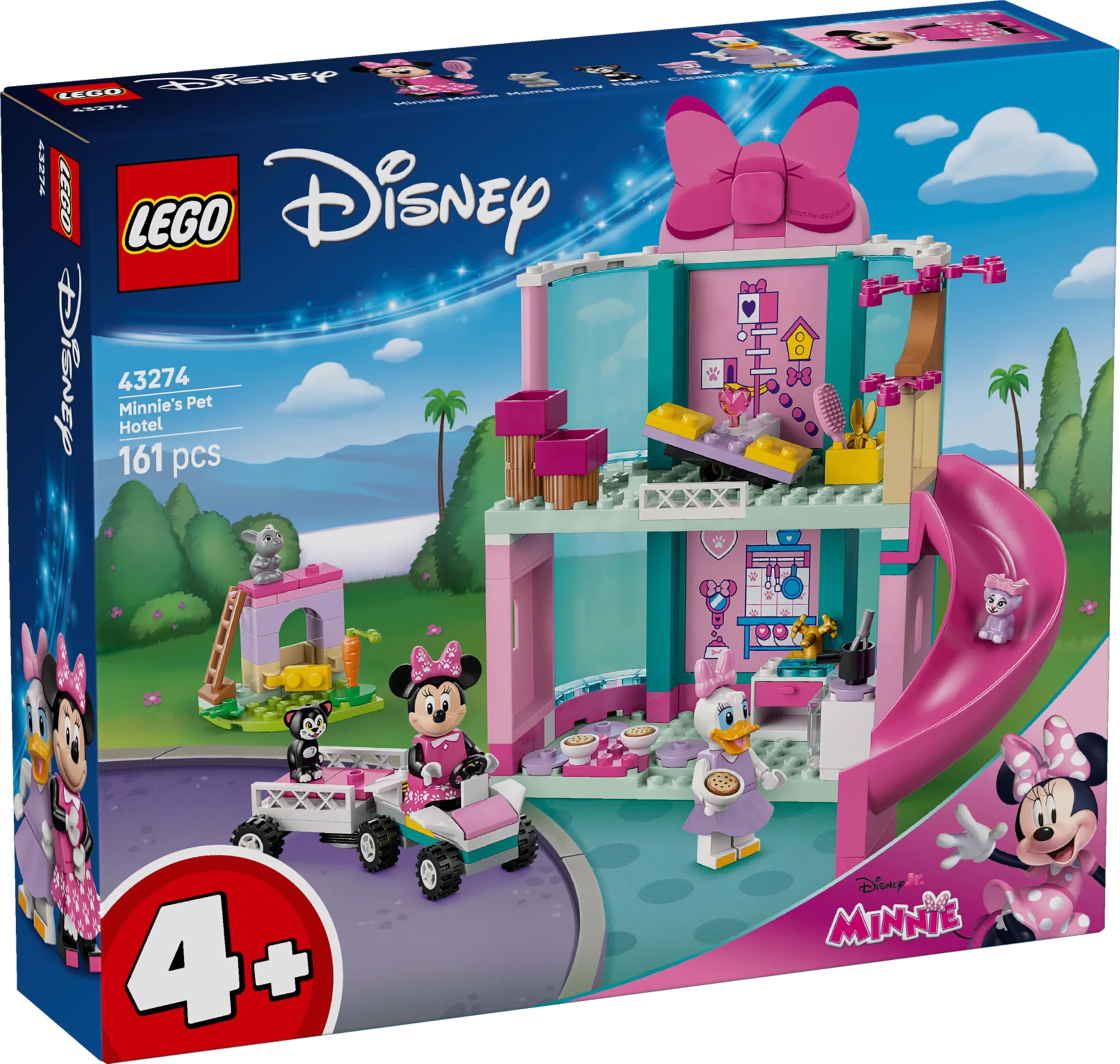 LEGO ǀ Disney Minnie’s Pet Hotel Building Toy with Minnie Mouse & Daisy Duck - 161-Piece Set for Ages 4+ 14