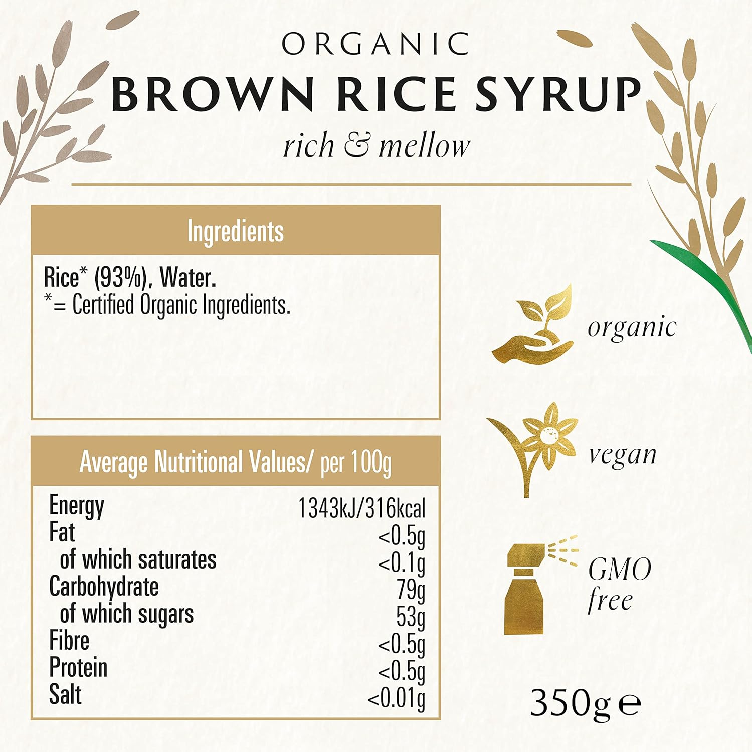 Biona Organic Rice Syrup - 350g 3