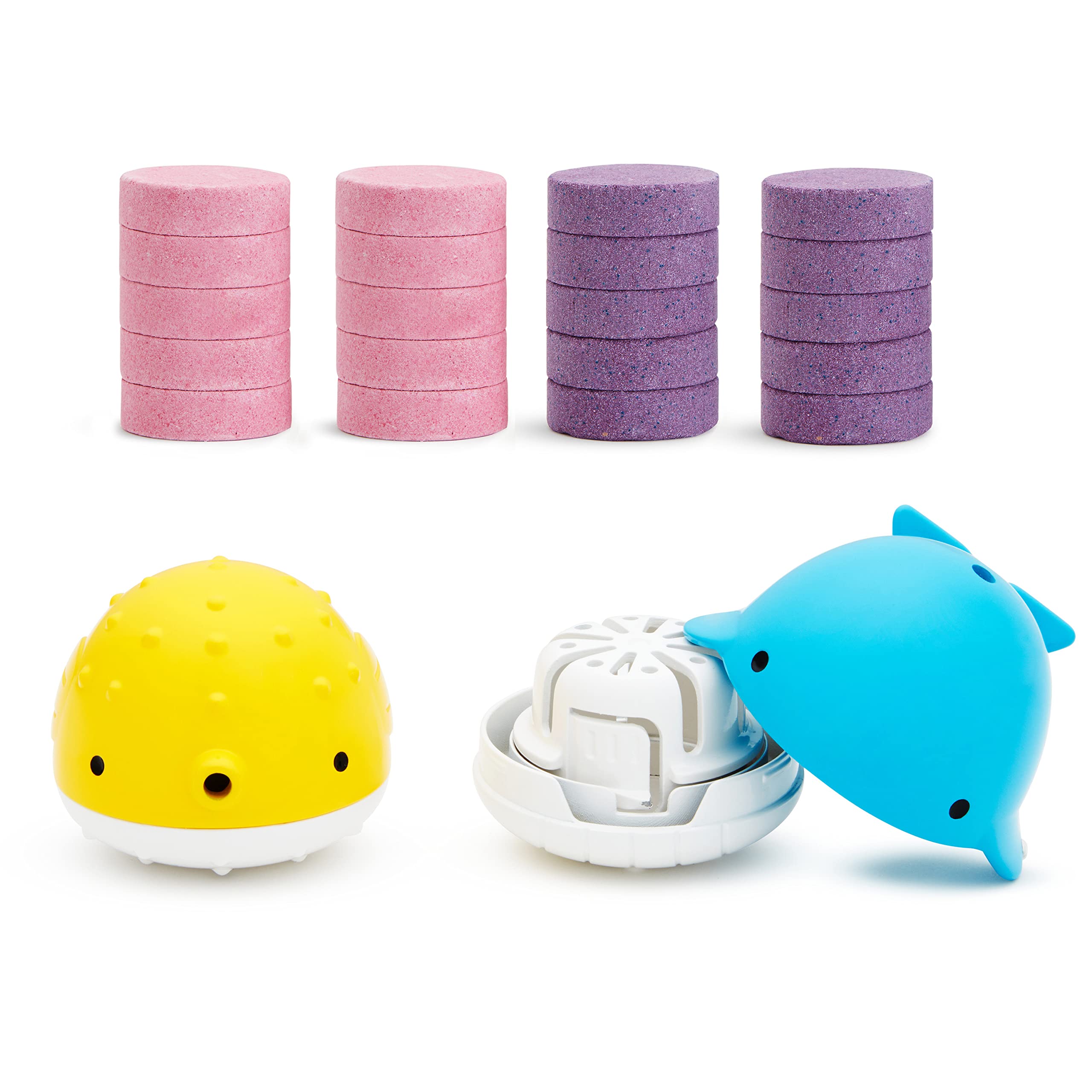Munchkin Colour Buddies Bath Bombs & Toy Dispenser Set | 20 Count | Ages 24 Months+