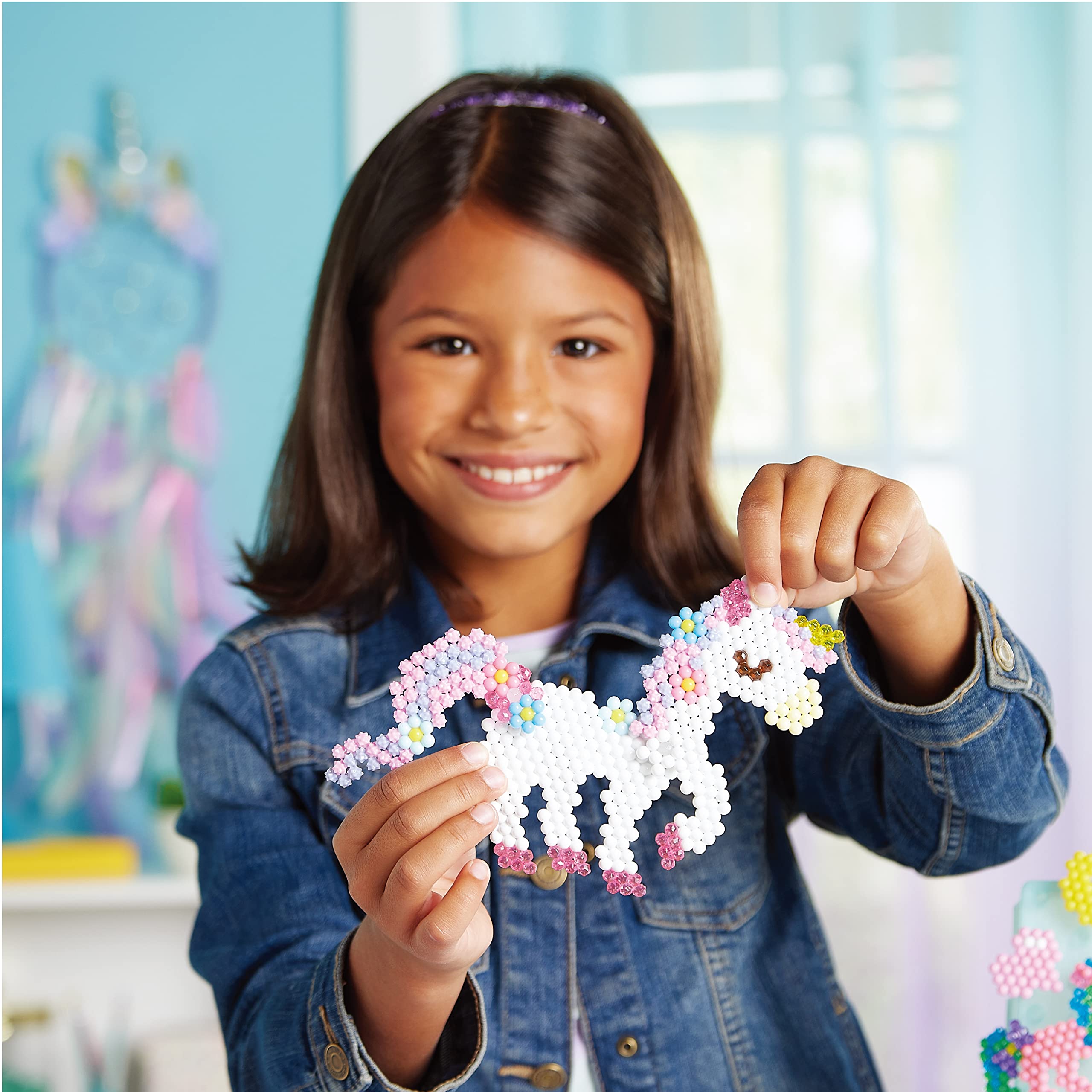 Aquabeads Mystic Unicorn Set Jewellery-Making & Beadwork Kit | 1500+ Beads in 24 Colors | Ages 4+ 4