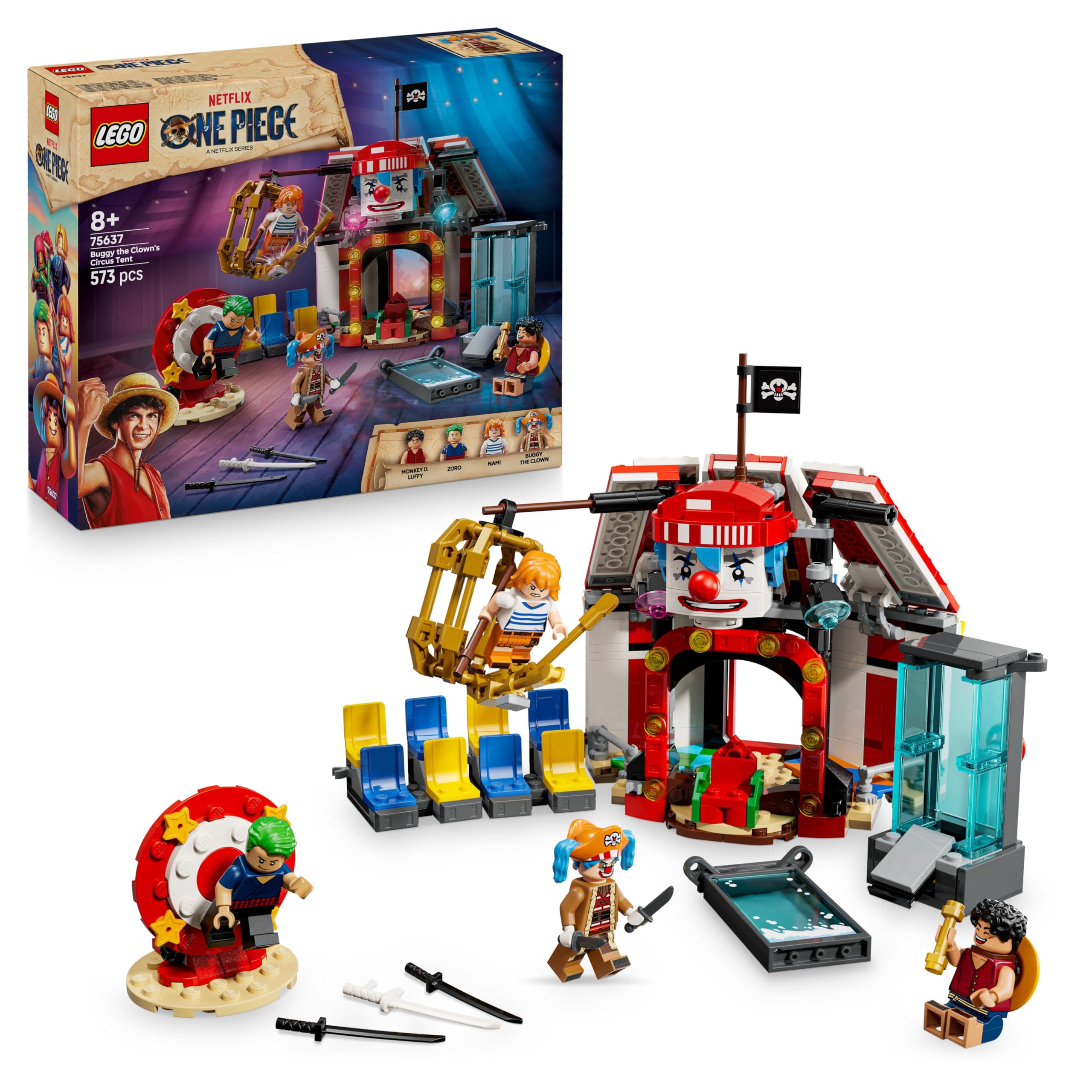 LEGO ONE PIECE Buggy the Clown's Circus Tent Building Set 75637 | Ages 8+ 1