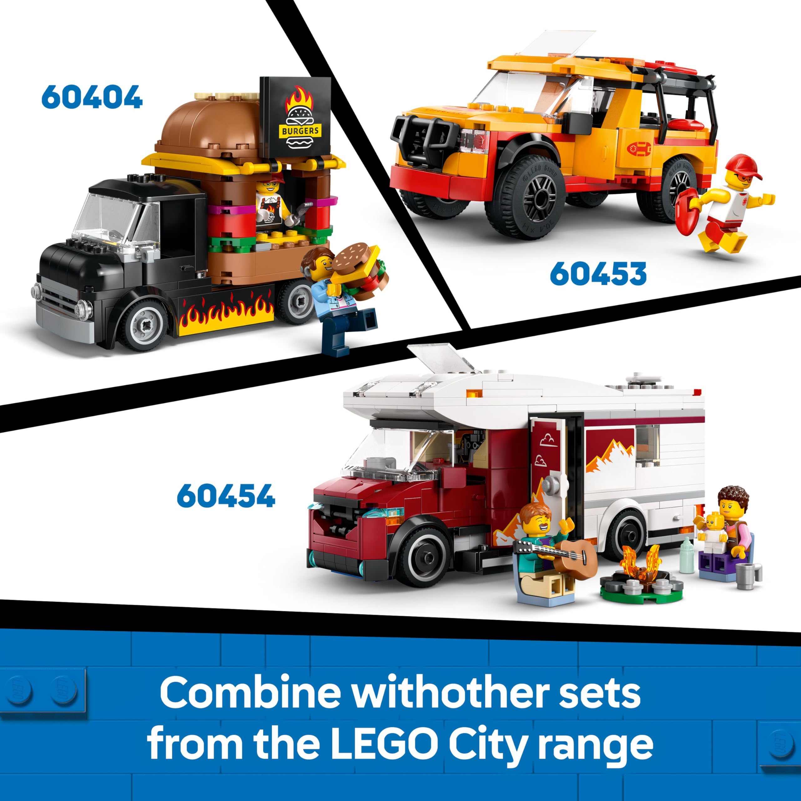 LEGO City Donut Truck 60452 Building Set - 2 Minifigures | Ages 5+ 6