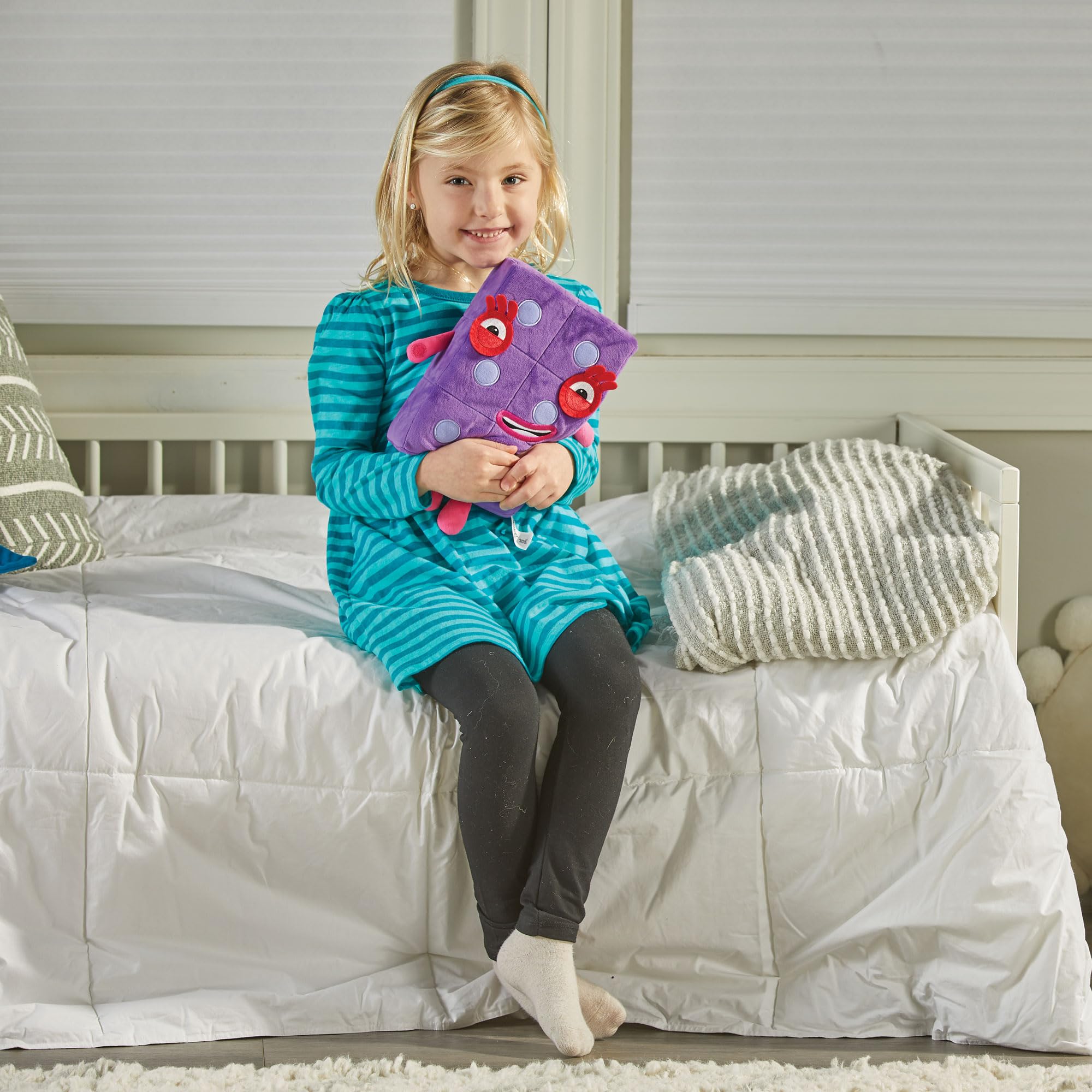 Learning Resources Numberblock Six Playful Pal Plush - Educational Toy for Toddlers & Kids 4