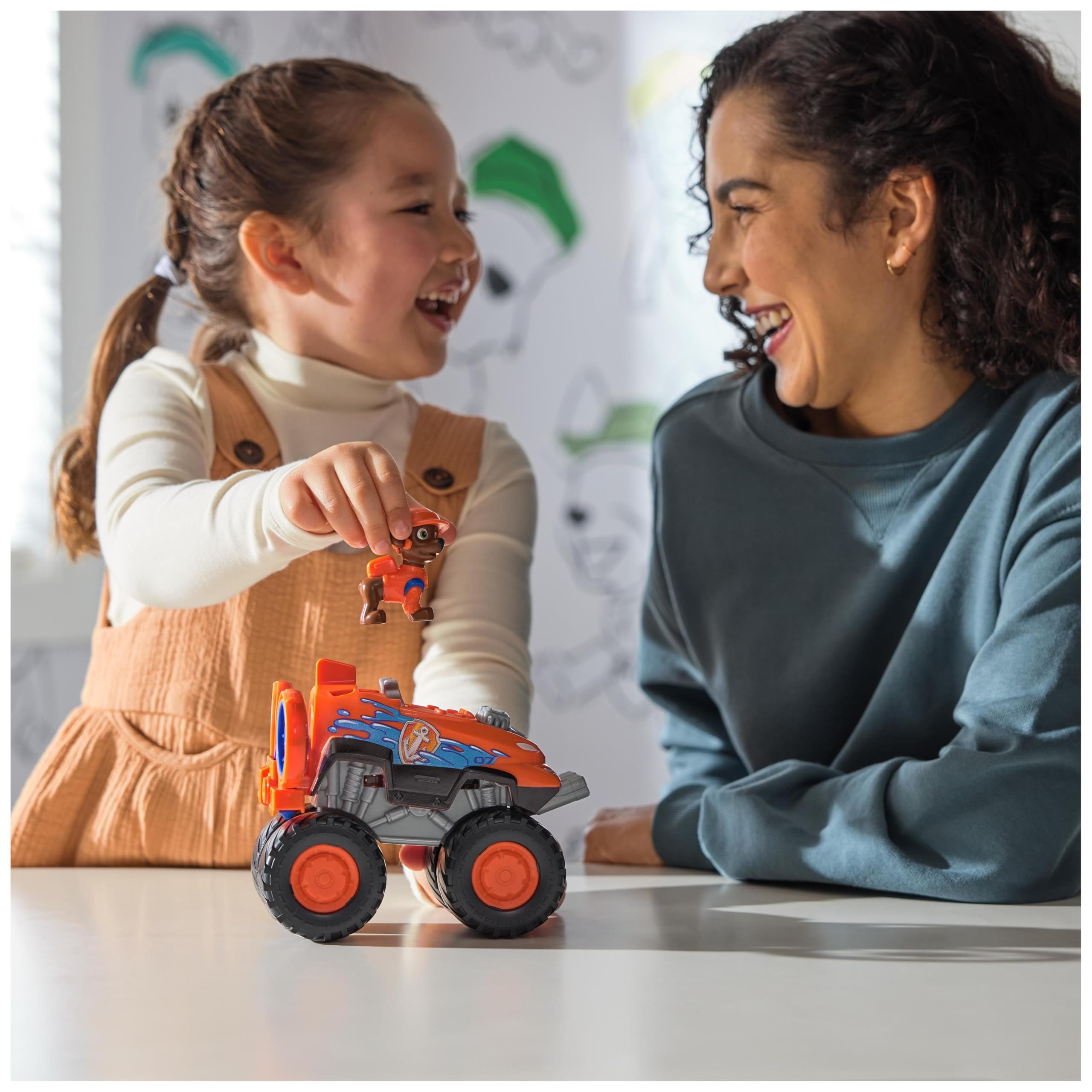 Paw Patrol Rescue Wheels Zuma's Hovercraft Toy Truck with Projectile Launcher - Ages 3+ 7