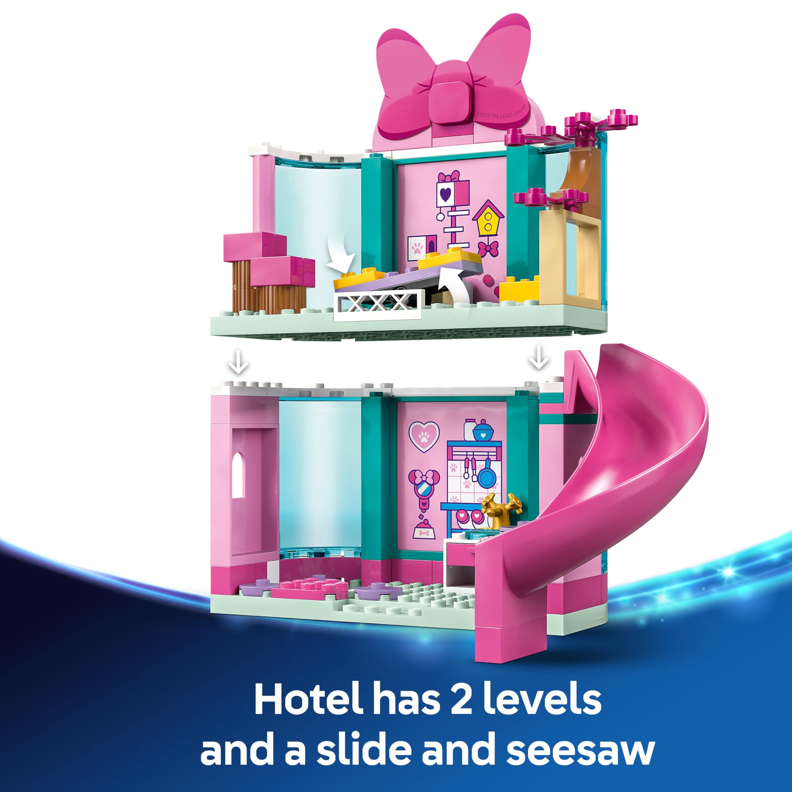 LEGO ǀ Disney Minnie’s Pet Hotel Building Toy with Minnie Mouse & Daisy Duck - 161-Piece Set for Ages 4+ 5