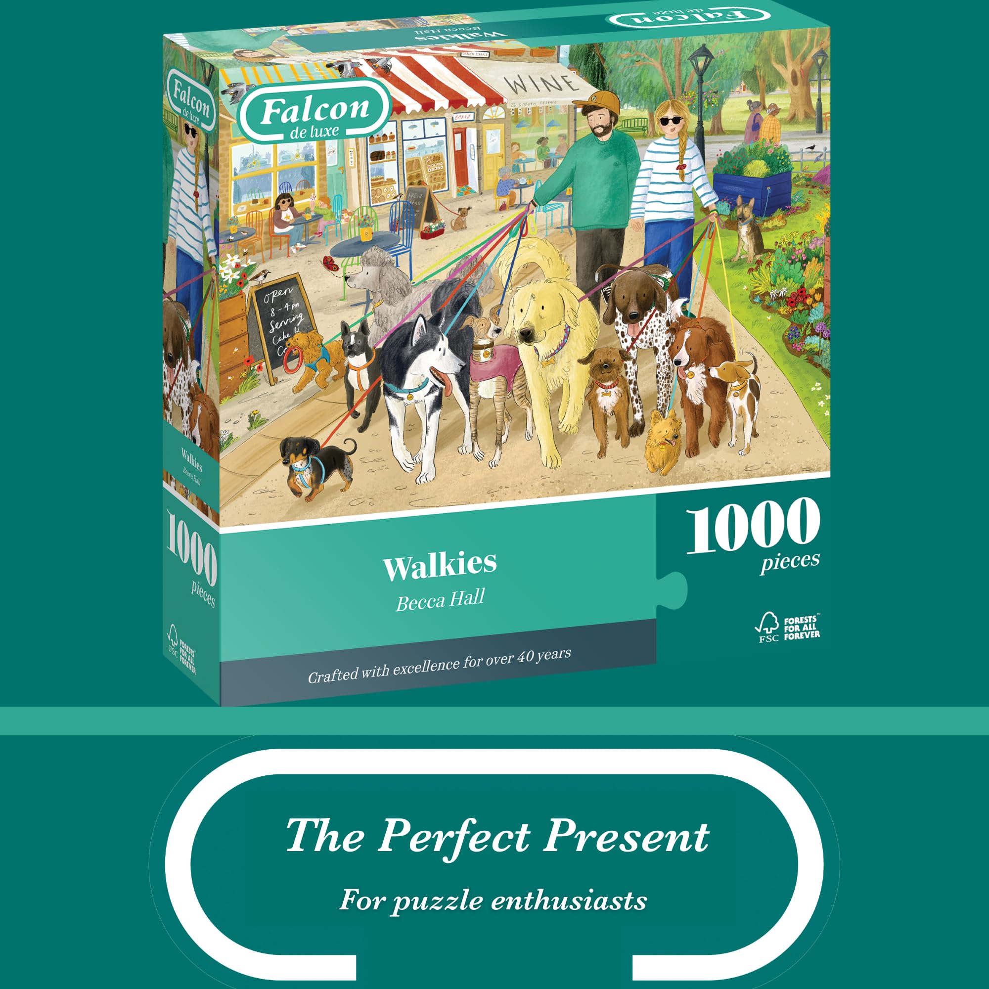 Falcon - Walkies 1000 Piece Jigsaw Puzzle for Adults