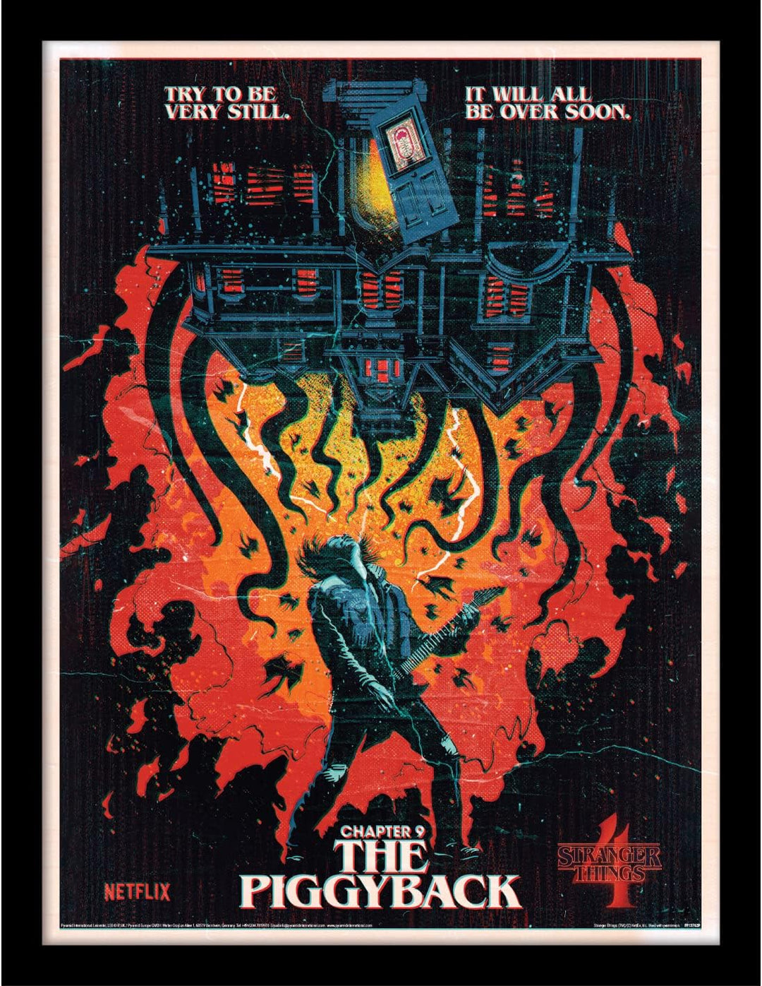 Pyramid International Stranger Things Poster (The Piggyback Design) 30cm x 40cm