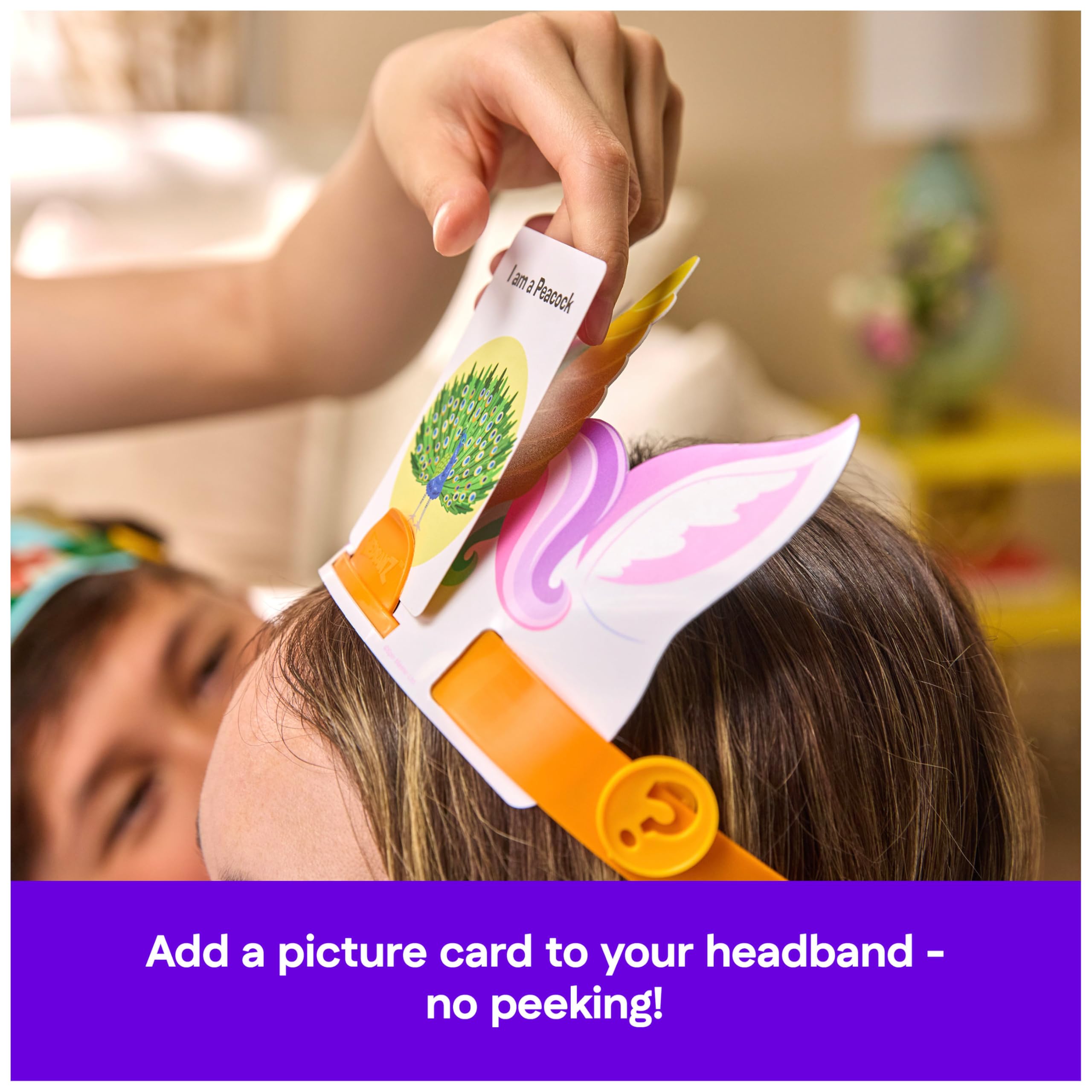 Spin Master Games Hedbanz 3rd Edition 2025 with New Cards & Headbands