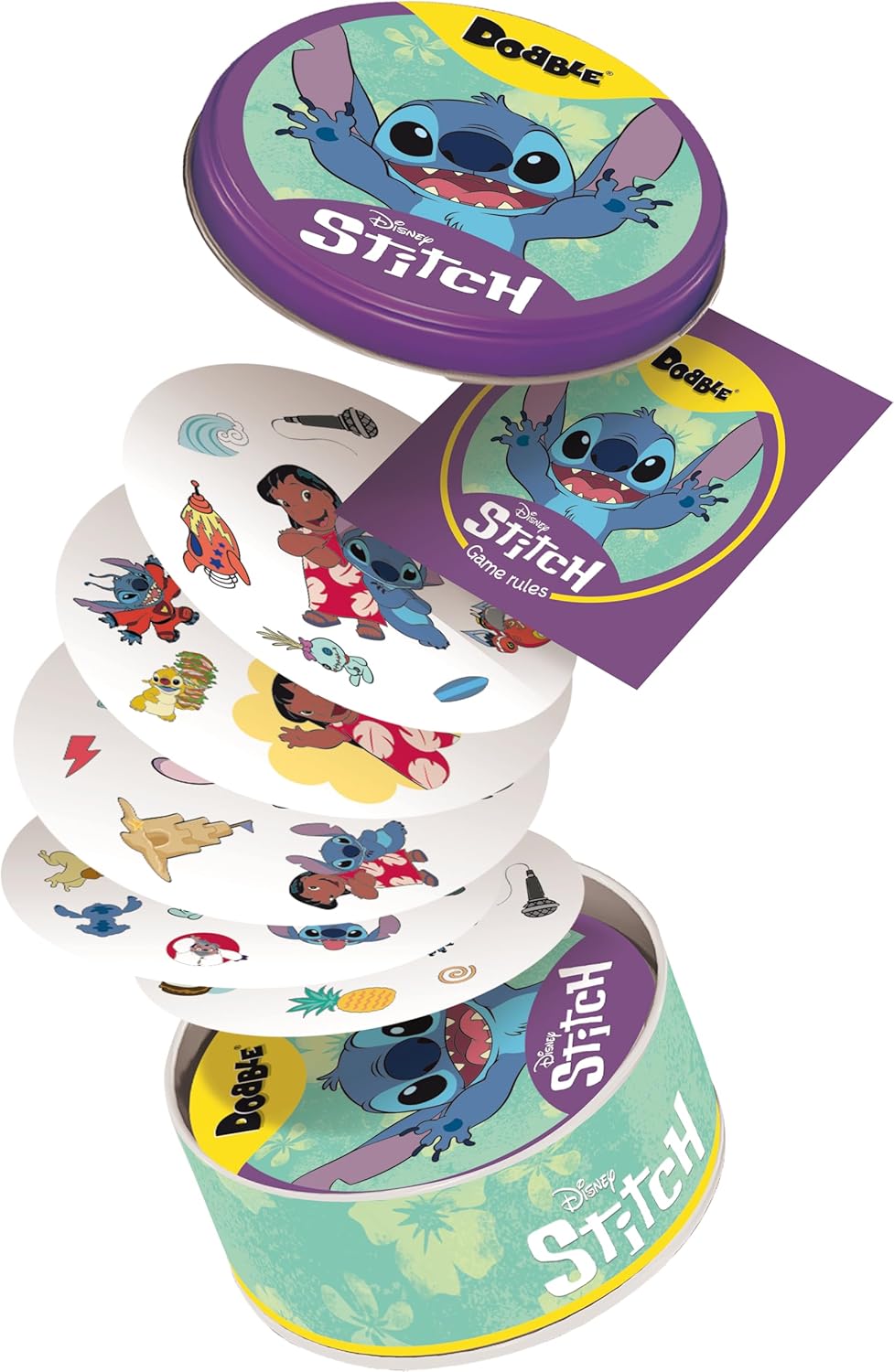 Asmodee Dobble Disney Lilo & Stitch Family Card Game for Ages 6+
