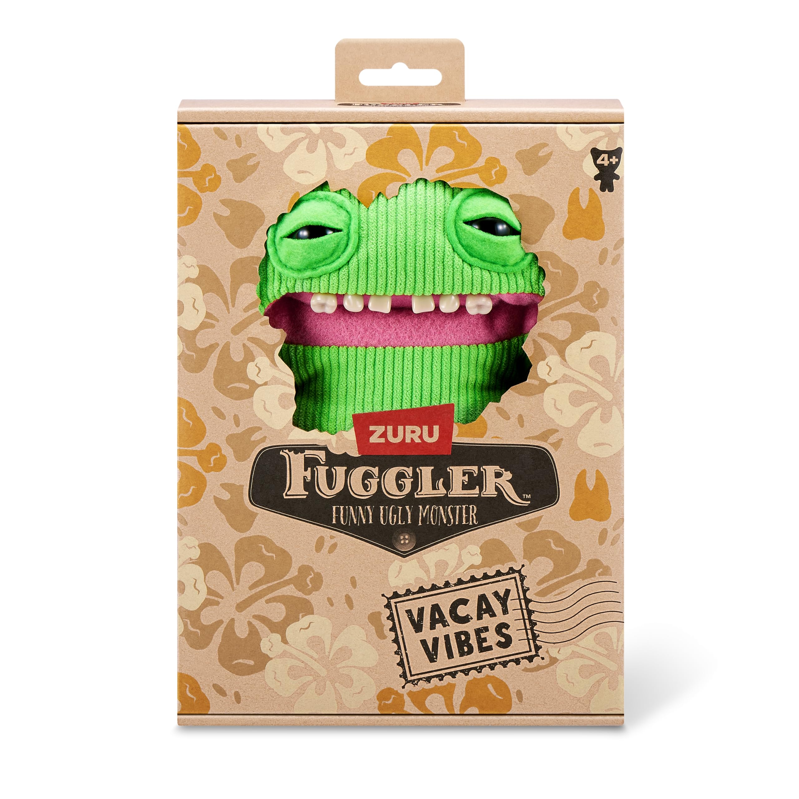 Fuggler Vacay Vibes Smiley O Riley Plush Toy - 9-inch Soft Doll | Cotton Material | Ages 4+