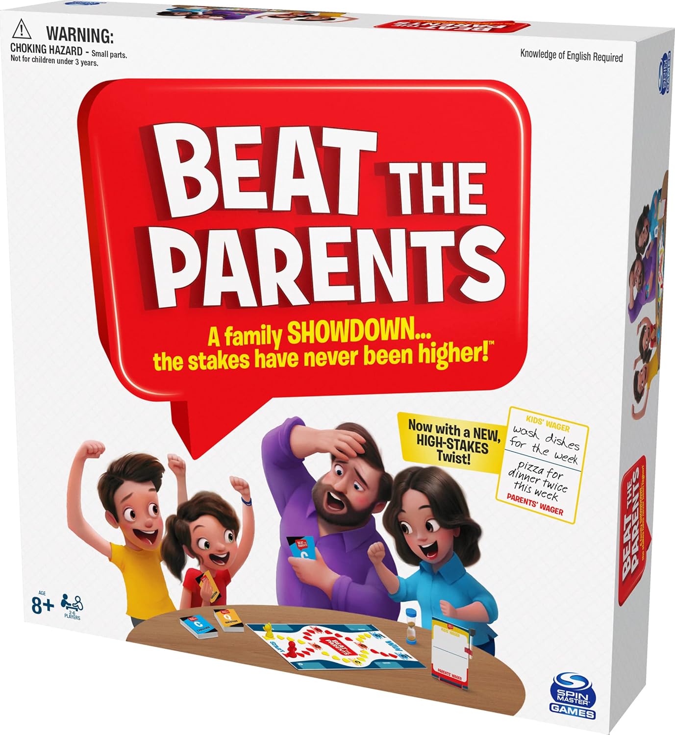 Spin Master Beat the Parents Board Game 4