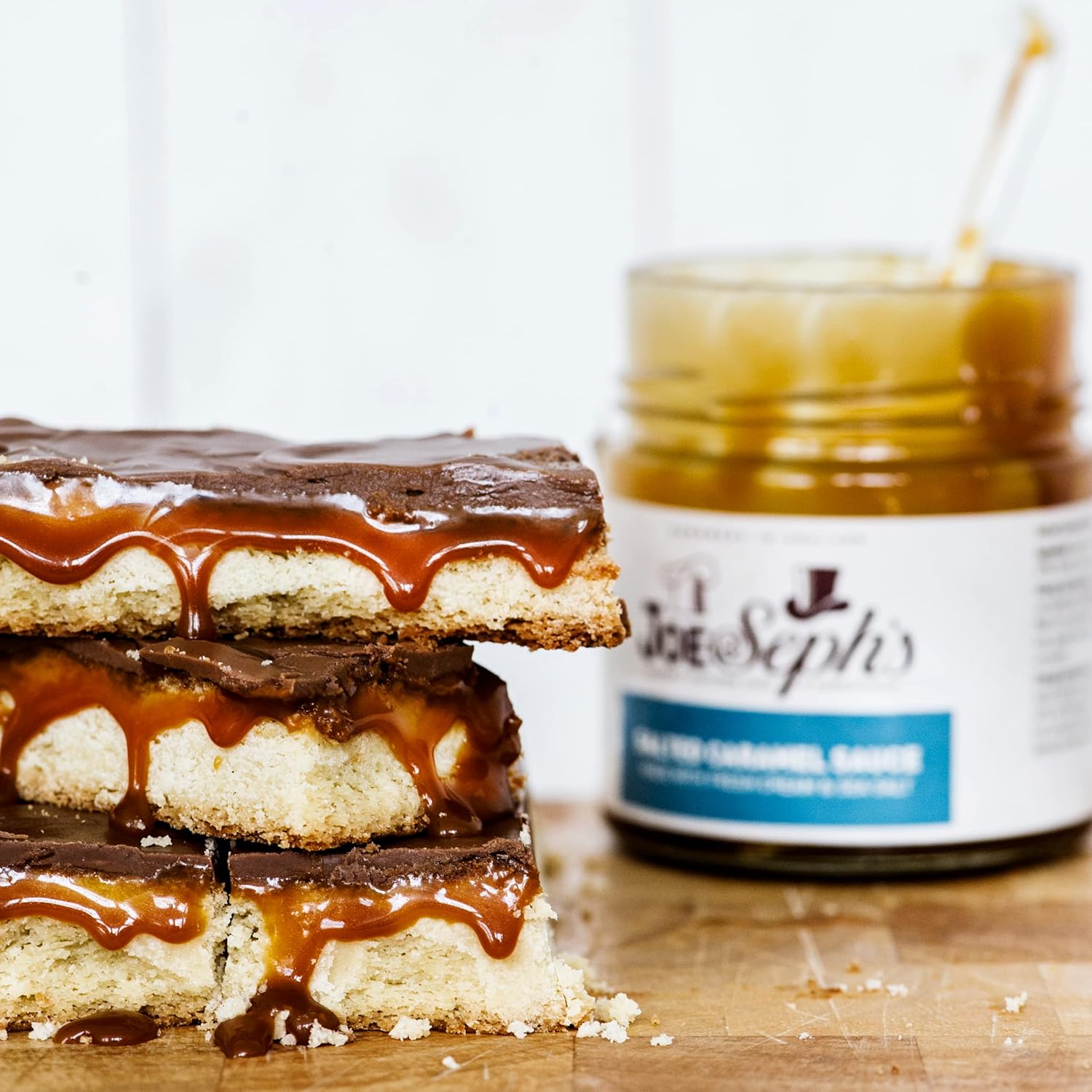 Joe & Seph's Salted Caramel Dessert Sauce (230g) - Caramel Drizzle for Ice Cream, Pancakes & Baking 4