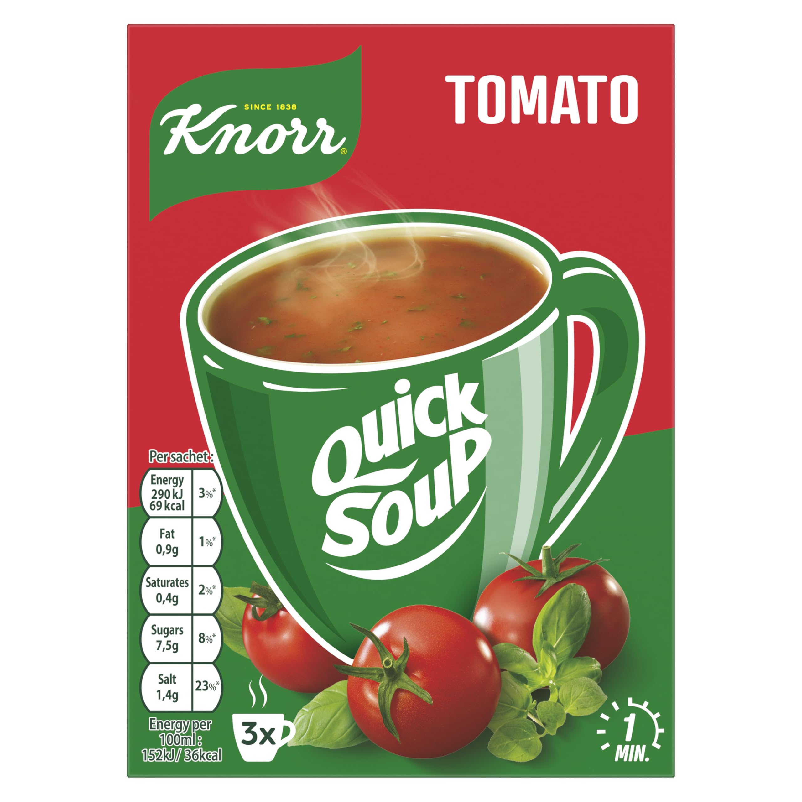 Knorr - Schnelle Tomaten-Trockensuppe 3 Portionen 5