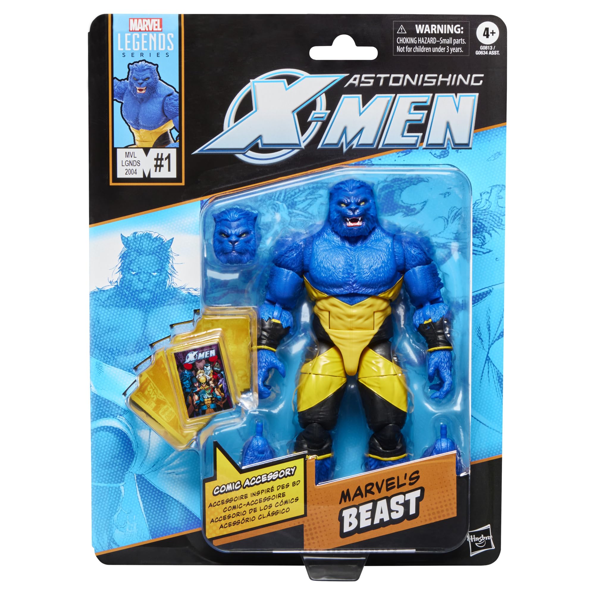Marvel Legends Series Beast Action Figure - 6-Inch Scale, Inspired by Astonishing X-Men Comics 10