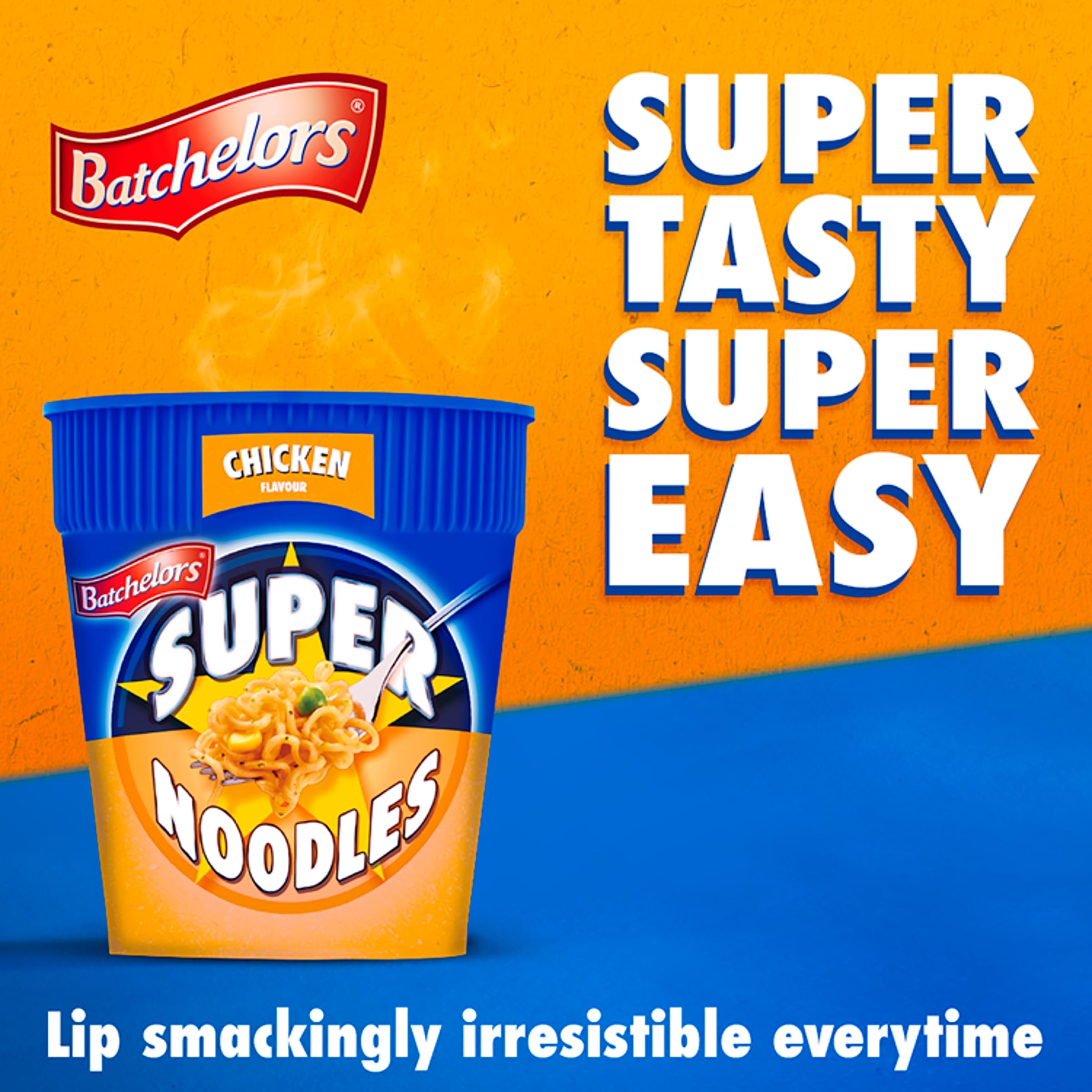 Batchelors Big Super Noodles Chicken Flavour Instant Snack Pot - 100 g (Pack of 6) 4
