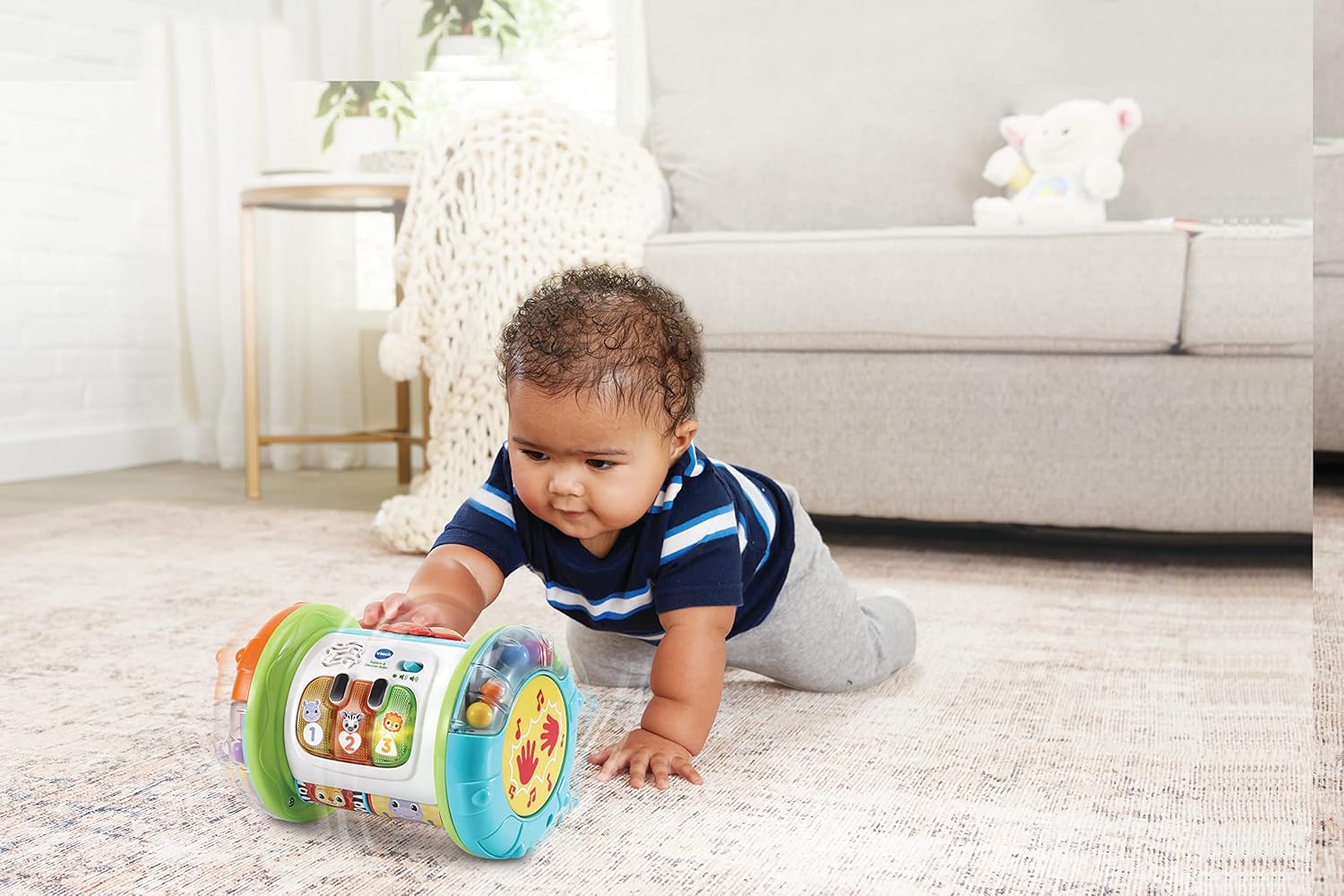 VTech Explore & Discover Roller - Interactive Baby Toy with Lights, Sounds & Gears for 6-12 Months 4