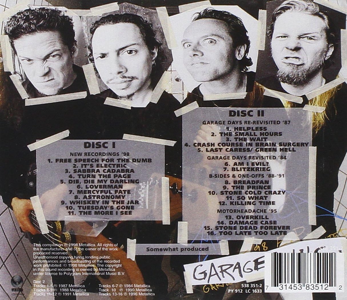 Metallica – Garage Inc. [Audio-CD]