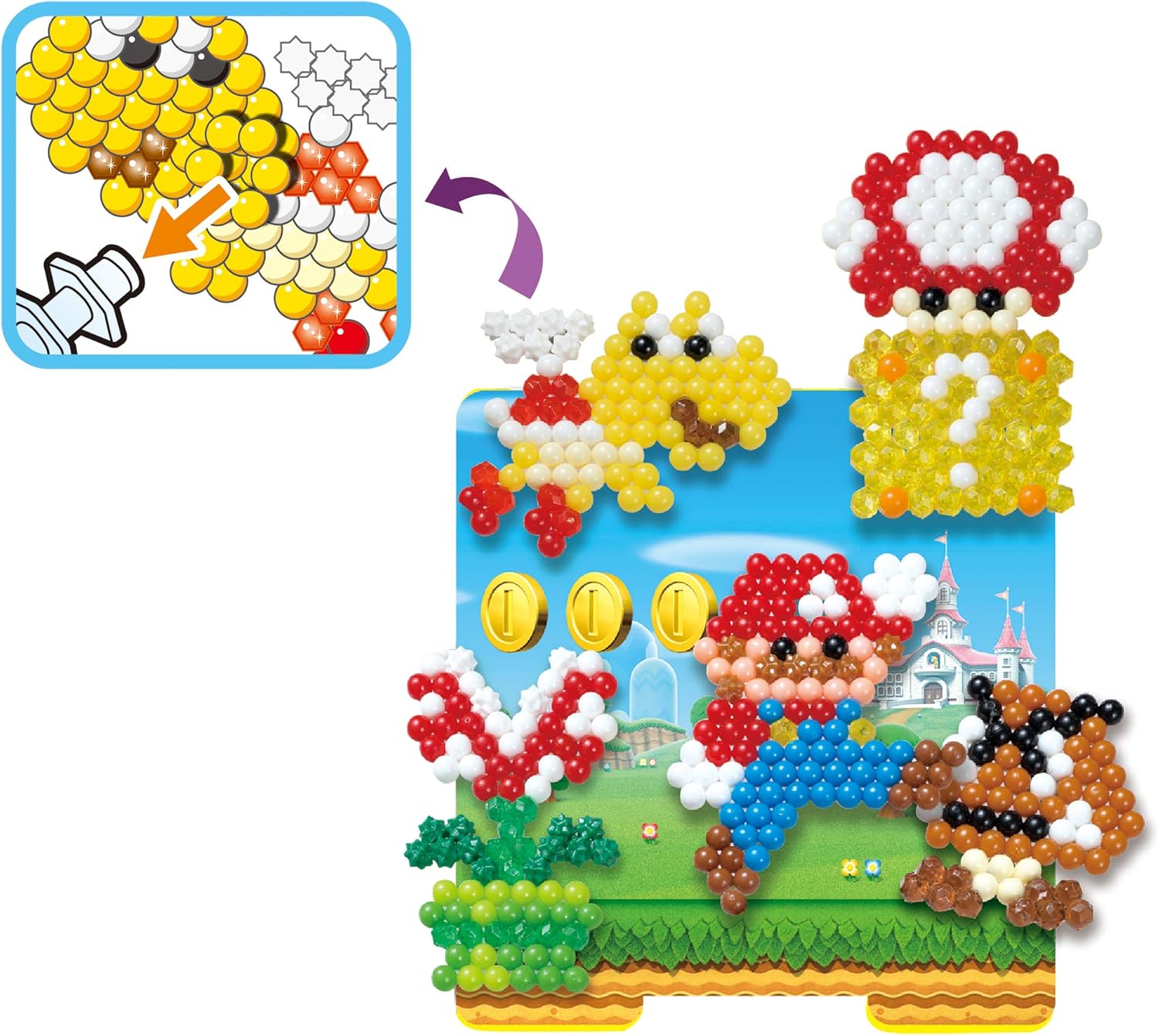 Aquabeads Creation Cube Super Mario - Arts & Crafts Bead Set for Kids 4+ 3