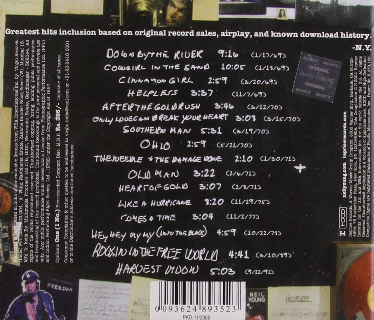 Neil Young - Greatest Hits Audio CD