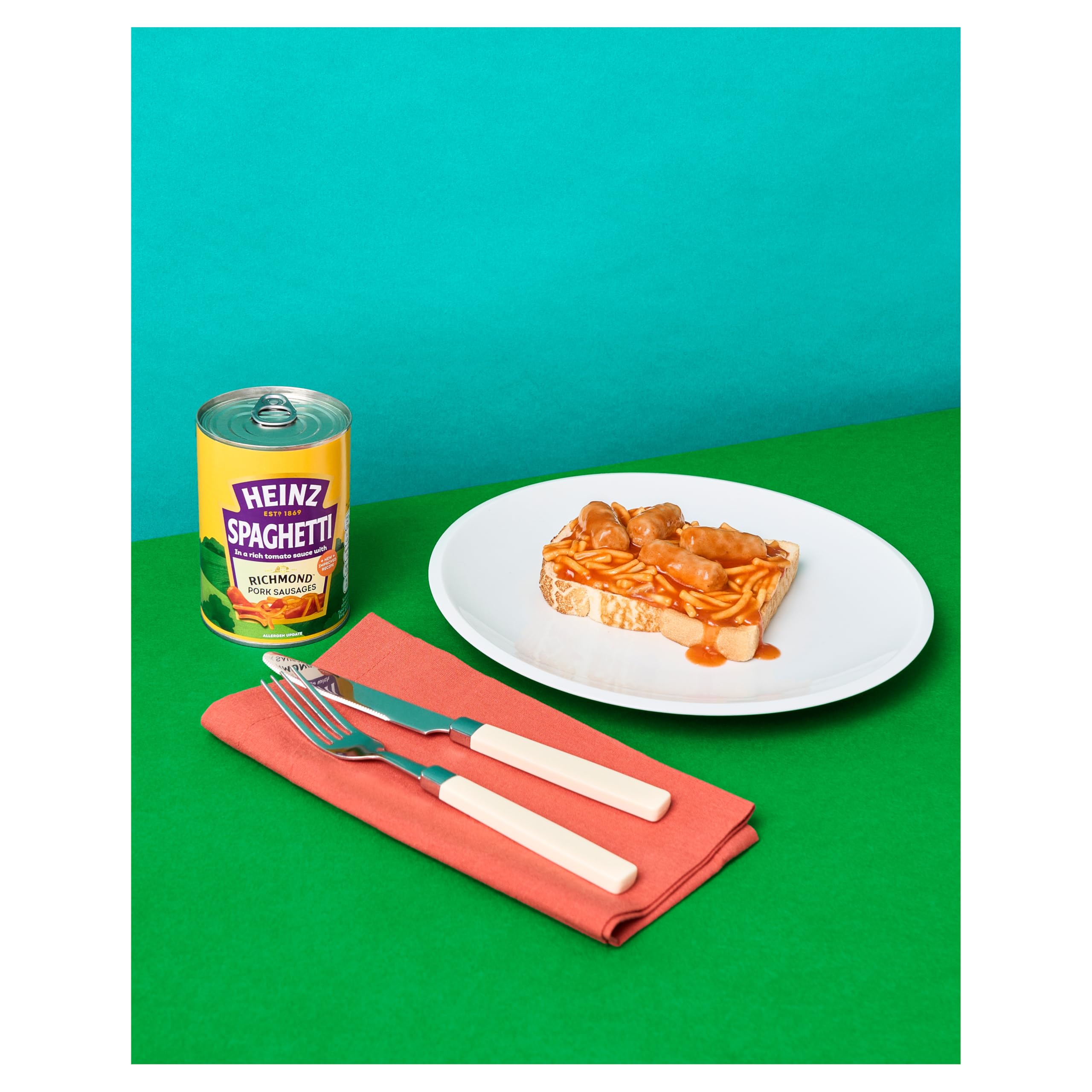 Heinz - Spaghetti with Richmond Pork Sausages (400g) 3