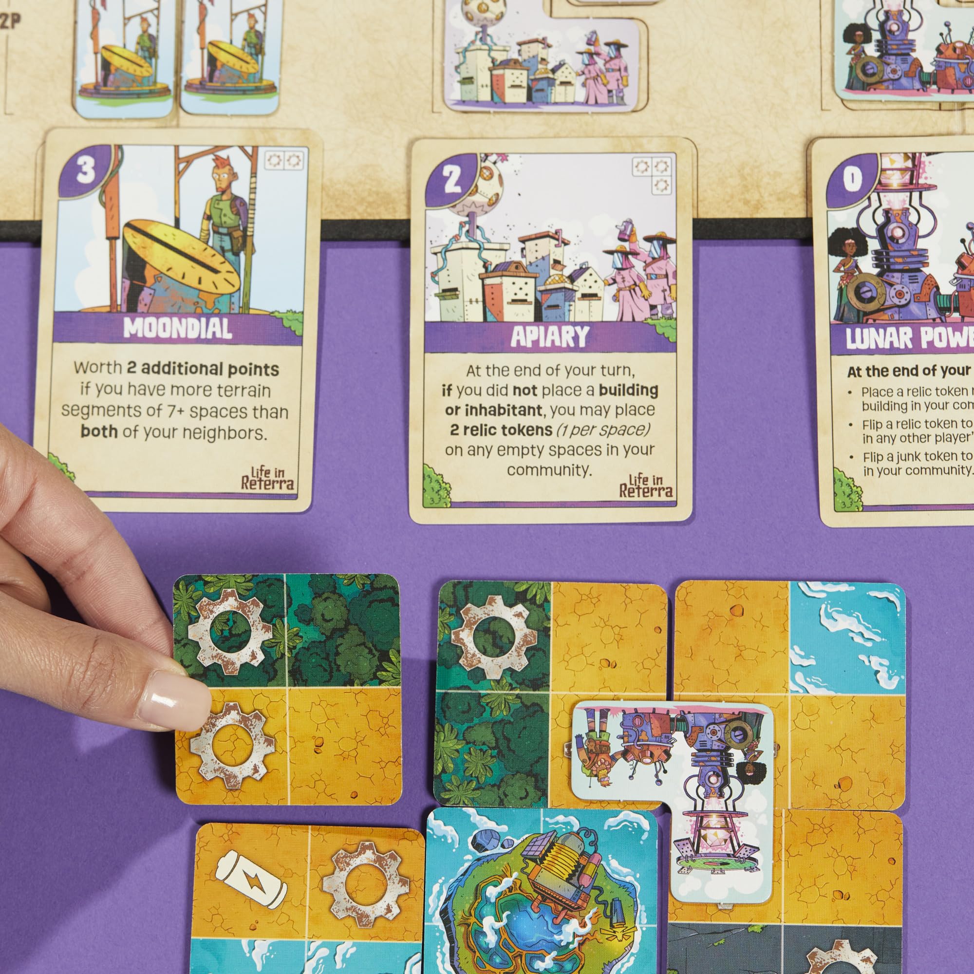 Hasbro Gaming Life in Reterra Moonrise Expansion Board Game 4