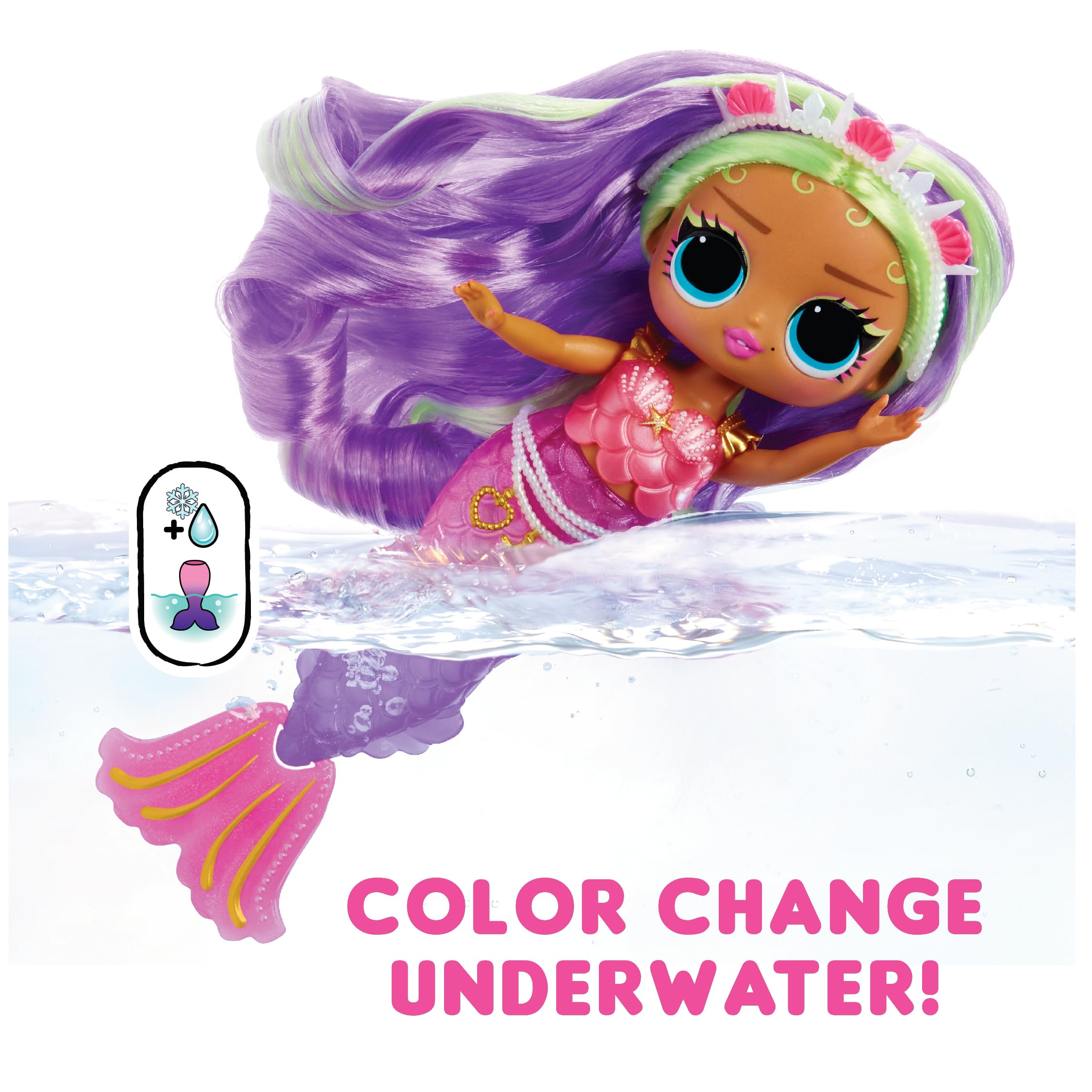 L.O.L. Surprise! Tweens Mermaid Cleo Clove - Color Changing Tail Fashion Doll with Movable Fins & Accessories 5