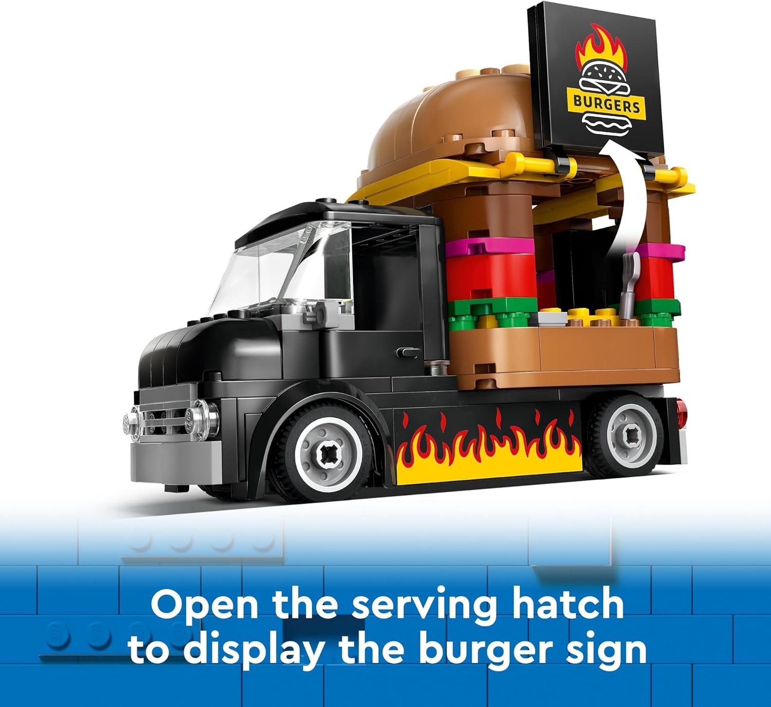LEGO City Burger Van Toy - Food Truck Playset for 5+ Year Olds 4
