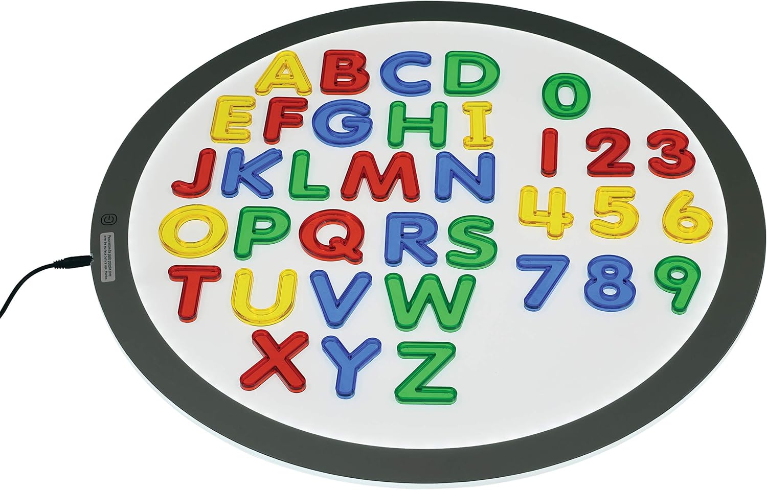 edxeducation Transparent Letters and Numbers - Mini Jar with Lid and Handle 4