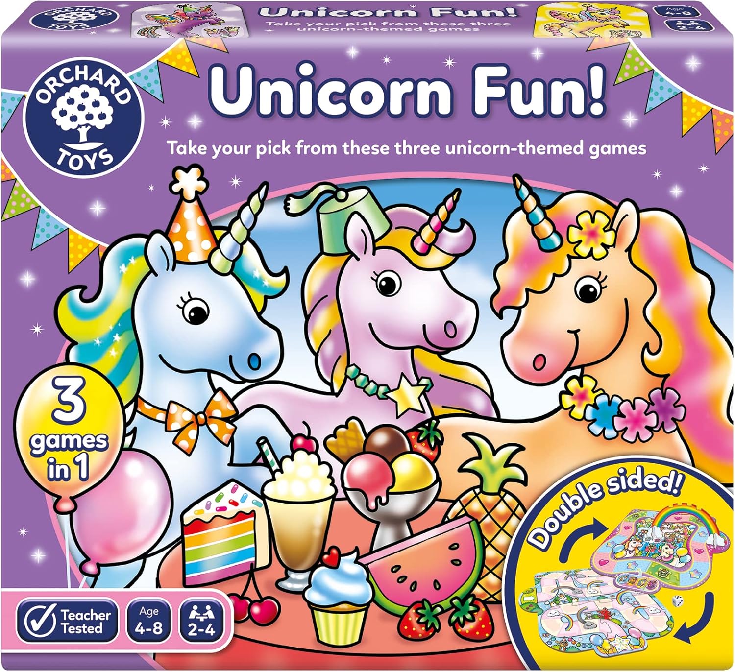 Orchard Toys Unicorn Fun! 3-in-1 Board Game 10