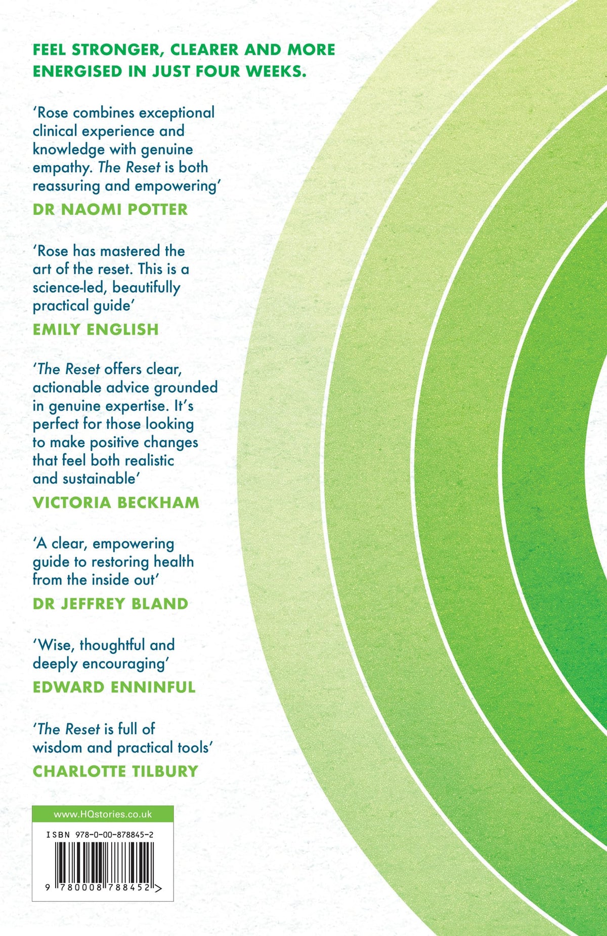 The Reset: A 4-Week Plan to Restore Health and Well-being by Rose Ferguson (Hardcover)